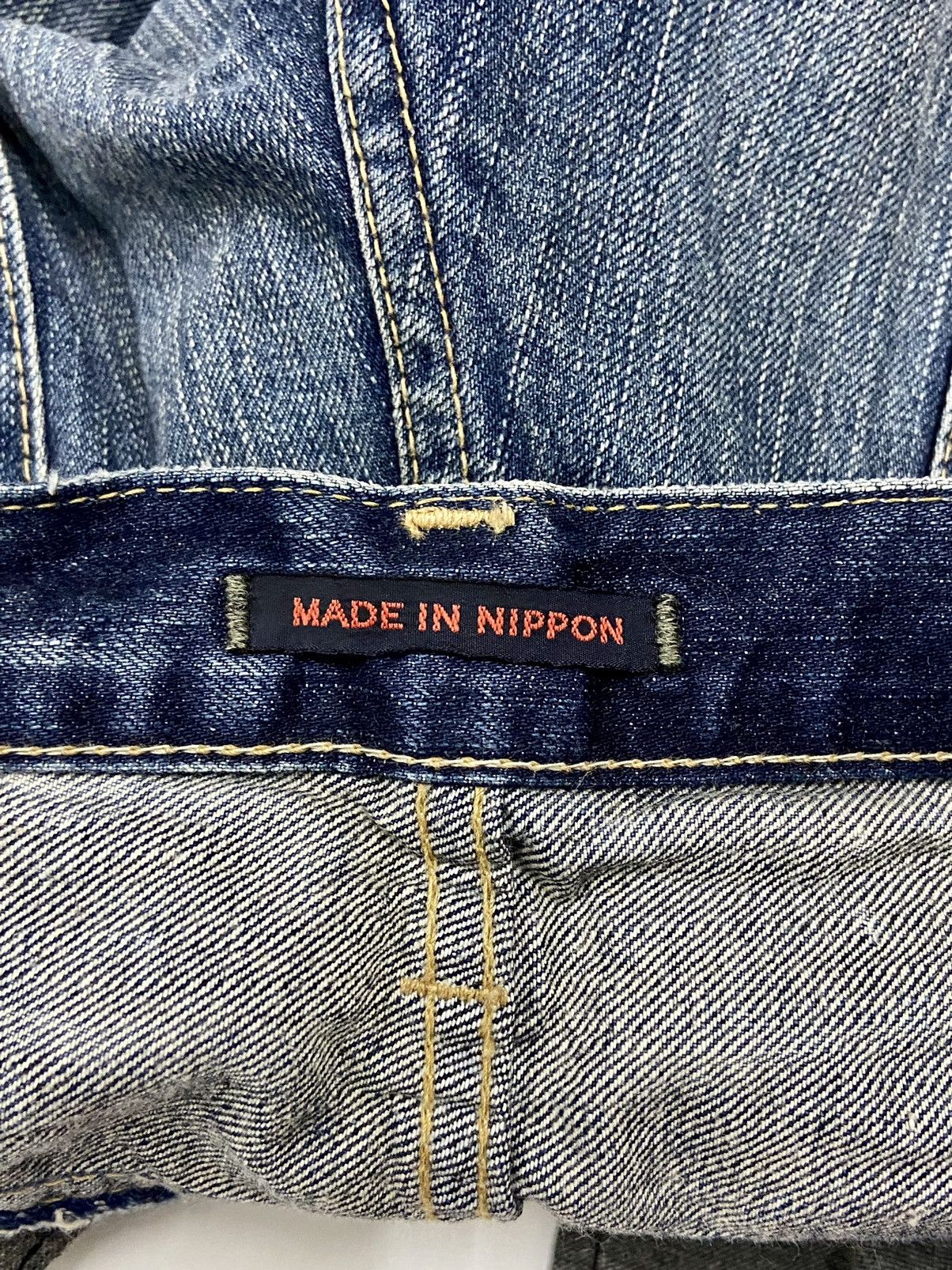 Japanese Brand BLUE WAY DISTRESSED JEANS Size US 34 / EU 50 - 17 Thumbnail