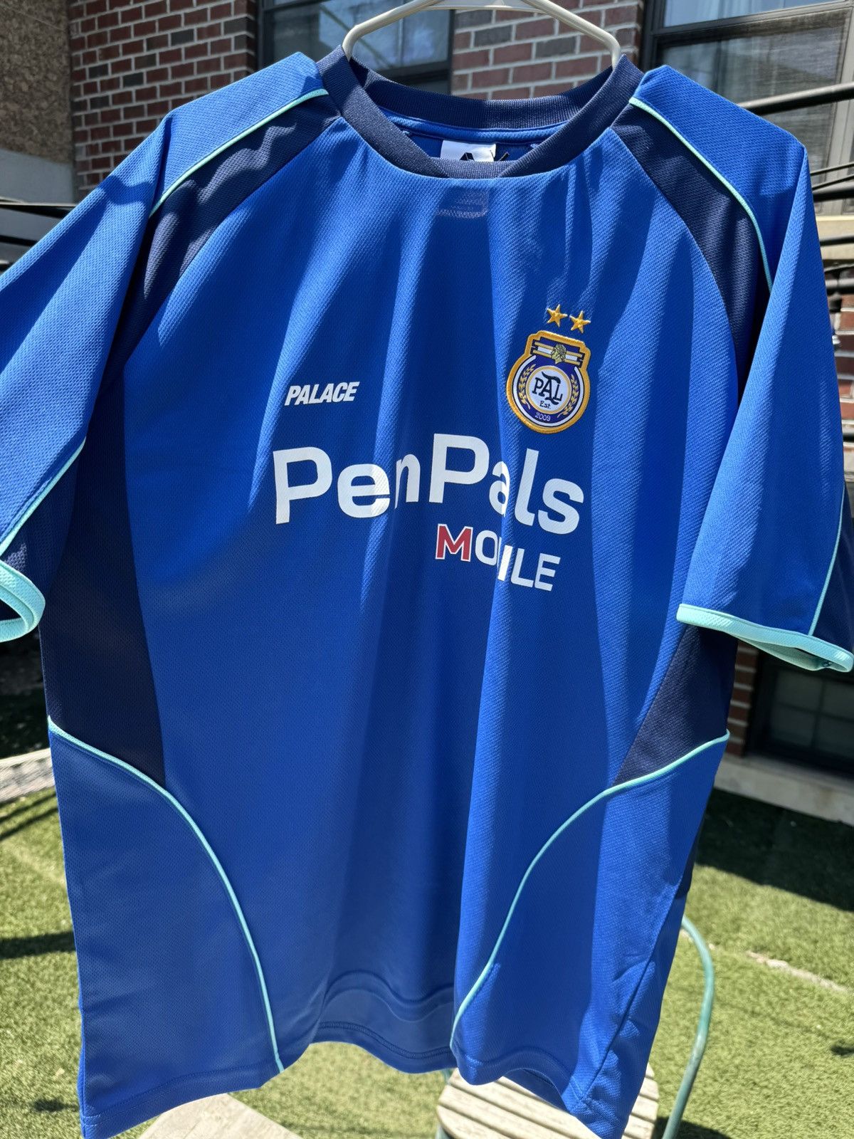 PALACE Pen Pals Jersey Blue サイズS Palace Palace Pen Pals