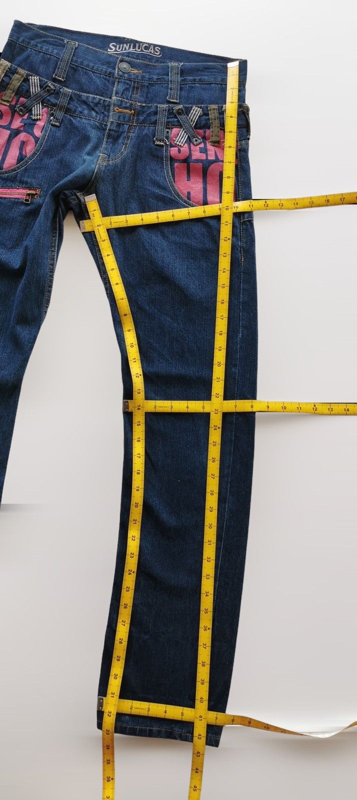 Hysteric Glamour Double waisted Sunlucas Denim Jeans Size US 31 - 12 Thumbnail