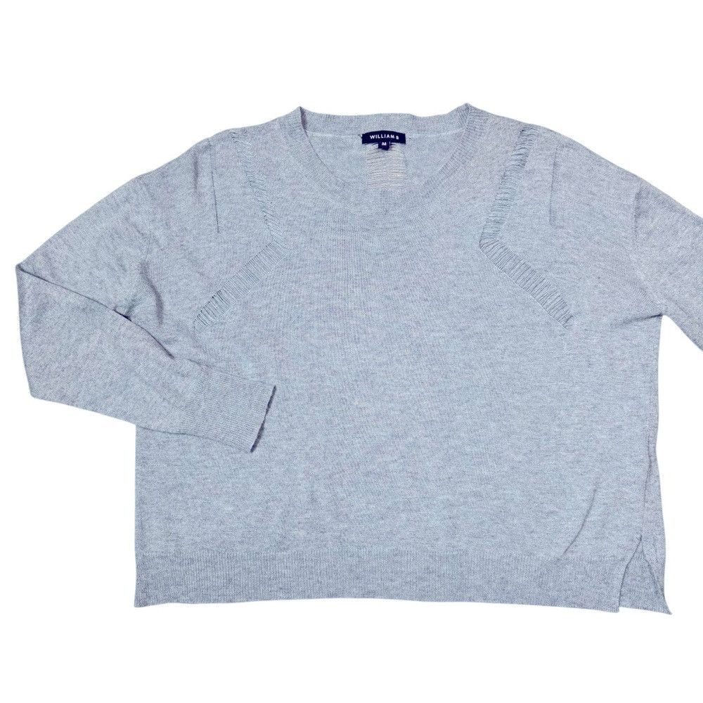 Other William B Angora Blend Blue Sweater Size M Size M / US 6-8 / IT 42-44 - 5 Thumbnail