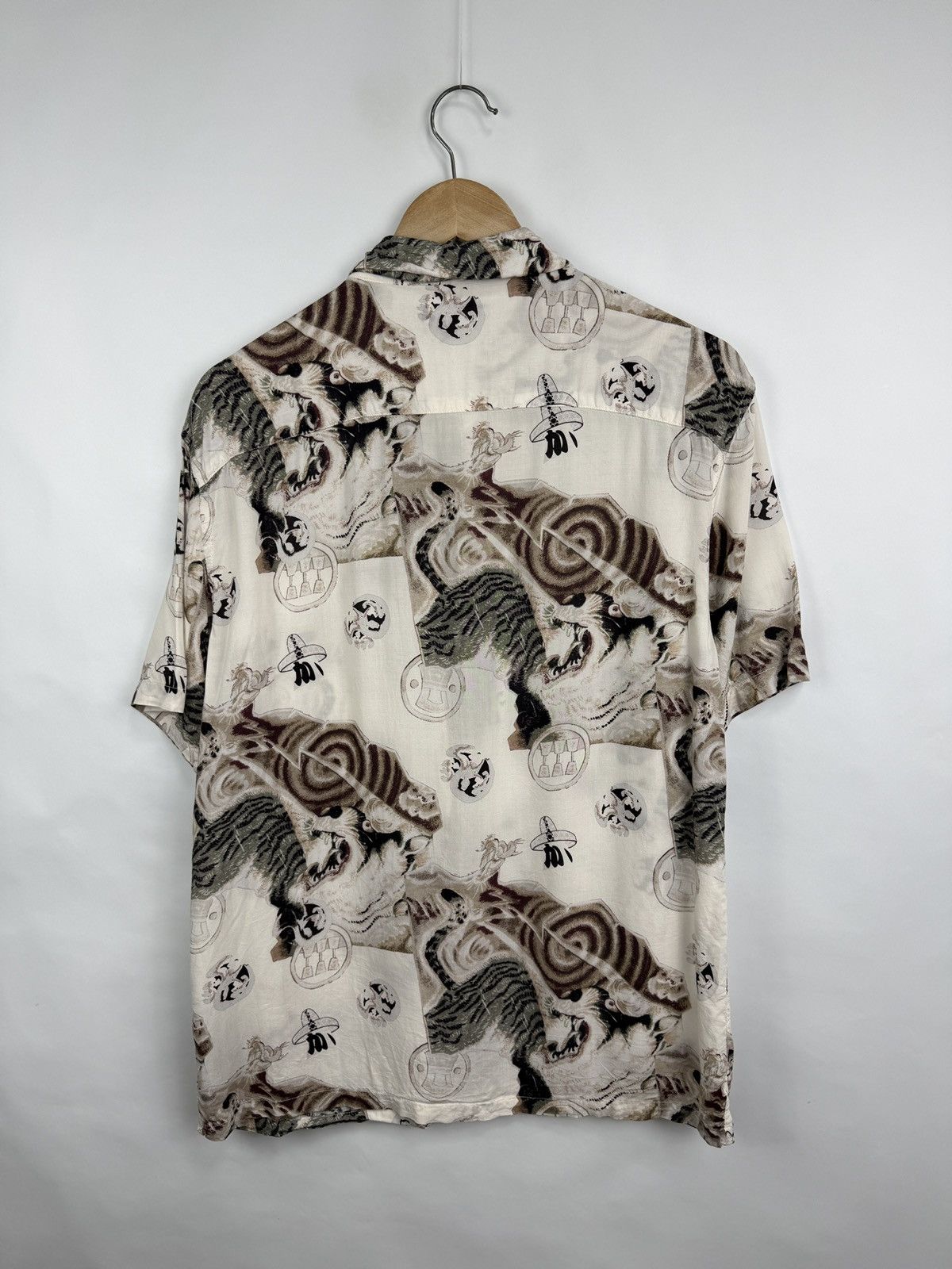 Allsaints 🇯🇵 Rare Allsaints Tiger Japan Style Shirt Retro Hype Y2K Size US L / EU 52-54 / 3 - 7 Thumbnail
