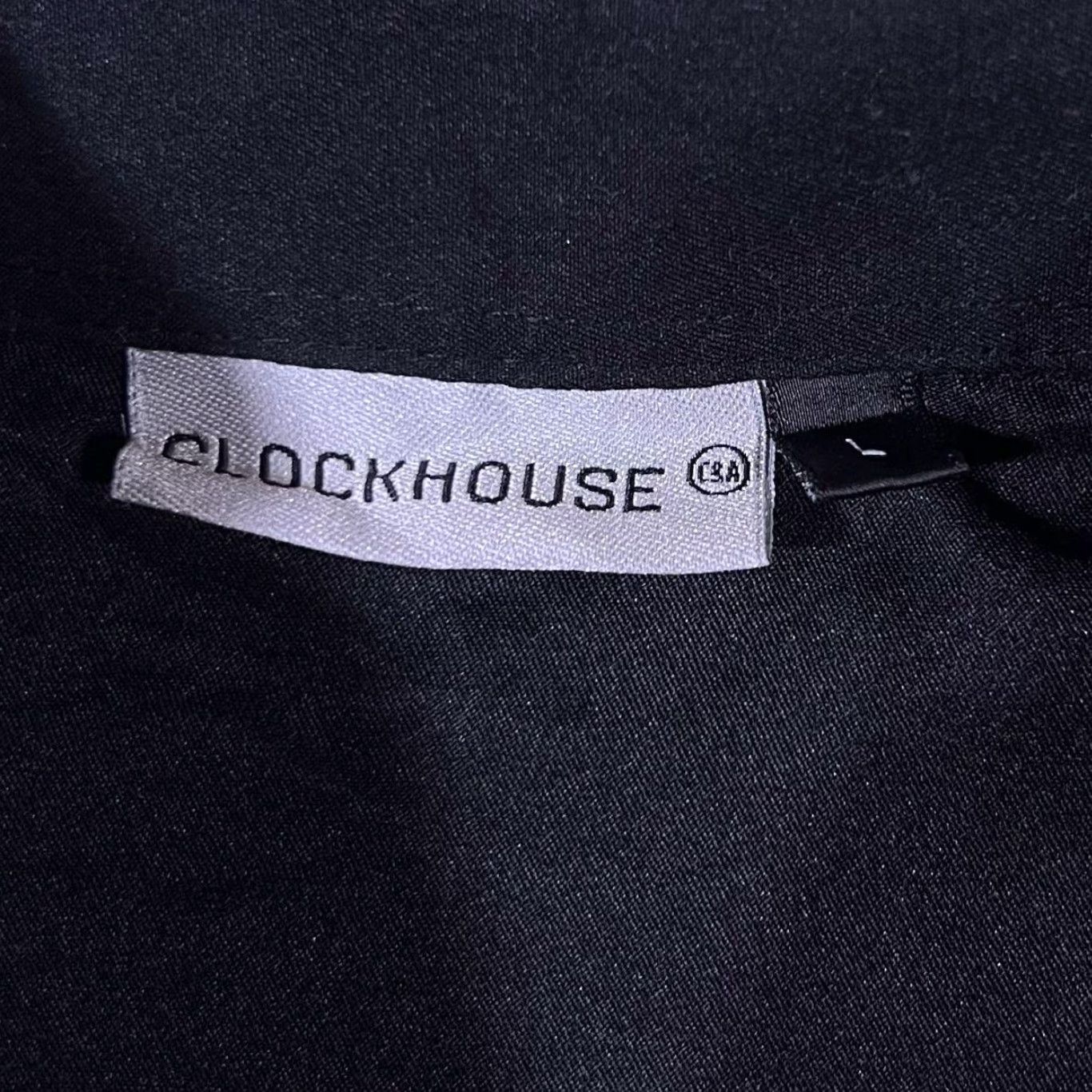 C&A C&A Early 00's Goth Y2K Tribal Motif Black Polyester Shirt Large Shirt Mens Short Sleeve Button-Up Collared Casual Size US L / EU 52-54 / 3 - 4 Thumbnail