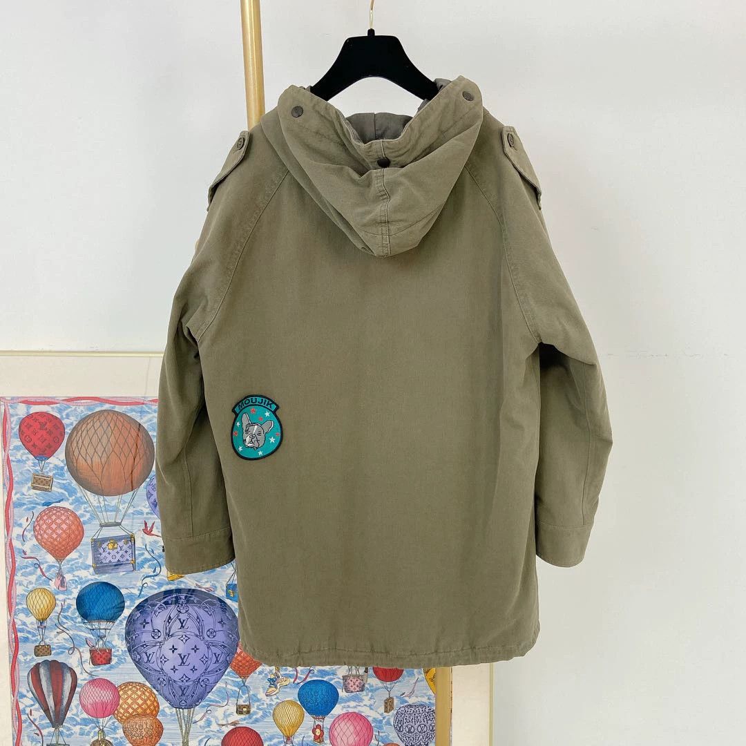 Saint Laurent Paris Saint Laurent military green jacket 36 Size XS / US 0-2 / IT 36-38 - 2 Thumbnail