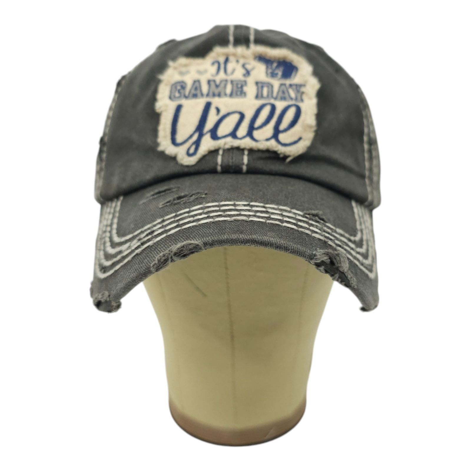 Other KBethos Its Game Day Yall Distressed Patch Strapback Cap Size ONE SIZE - 9 Thumbnail