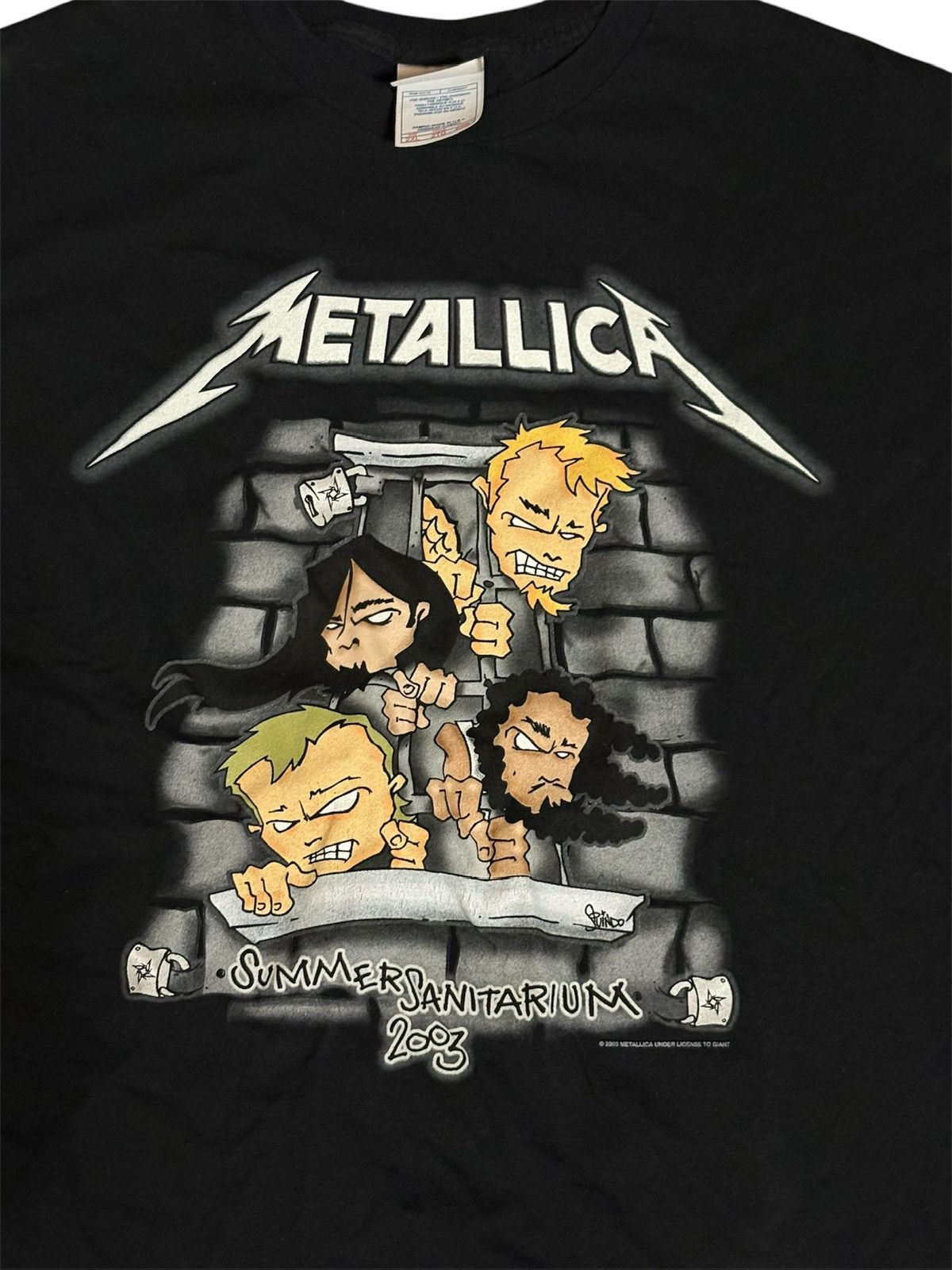 Vintage 2003 Metallica T shirt Size US XXL / EU 58 / 5 - 3 Thumbnail