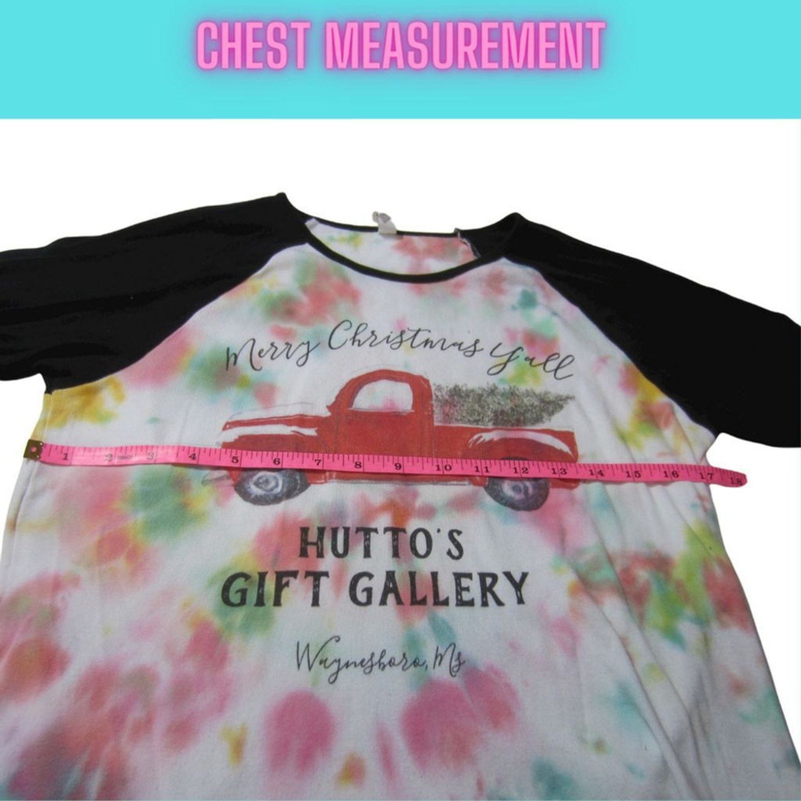 Handmade Retro Holiday Tie Dye Baseball Tee Bella Canvas M Size M / US 6-8 / IT 42-44 - 9 Thumbnail