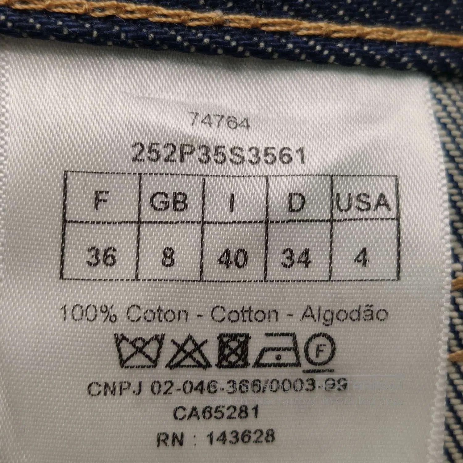 Dior Dior Cotton Denim Long Pants S/US4. Size 26" / US 2 / IT 38 - 6 Thumbnail