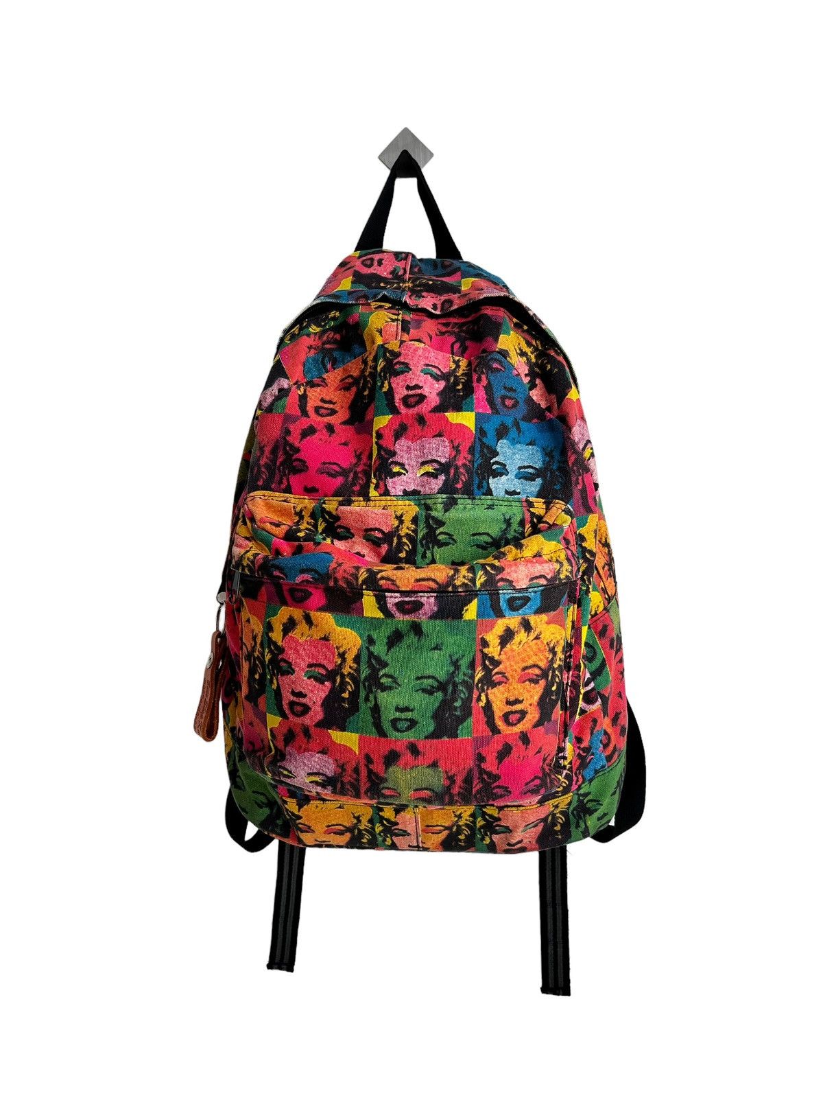 Art Comes First Marilyn Monroe Pop Art Multicolor Andy Warhol Style Backpack Size ONE SIZE - 2 Thumbnail