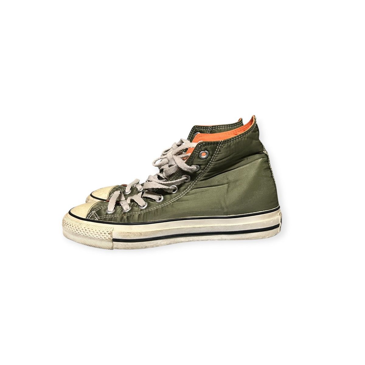 Converse Chuck Taylor Nylon Green Orange Size US 7.5 / EU 40-41 - 4 Thumbnail