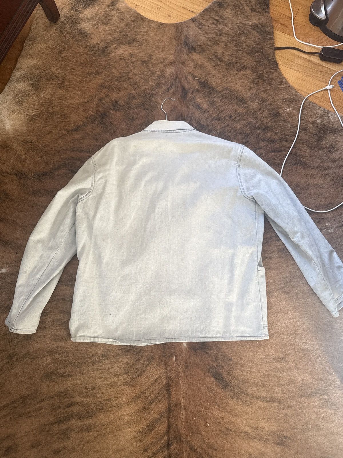 Vintage Sun Faded French Chore Jacket Size US M / EU 48-50 / 2 - 3 Thumbnail