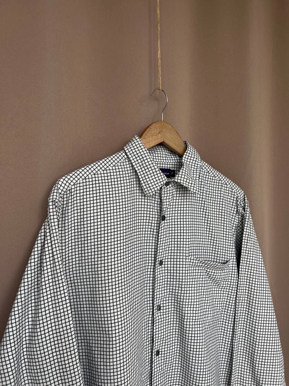 Ralph Lauren Purple Label Ralph Lauren Purple Label Check Button Up Shirt Mens Size L Size US L / EU 52-54 / 3 - 3 Thumbnail