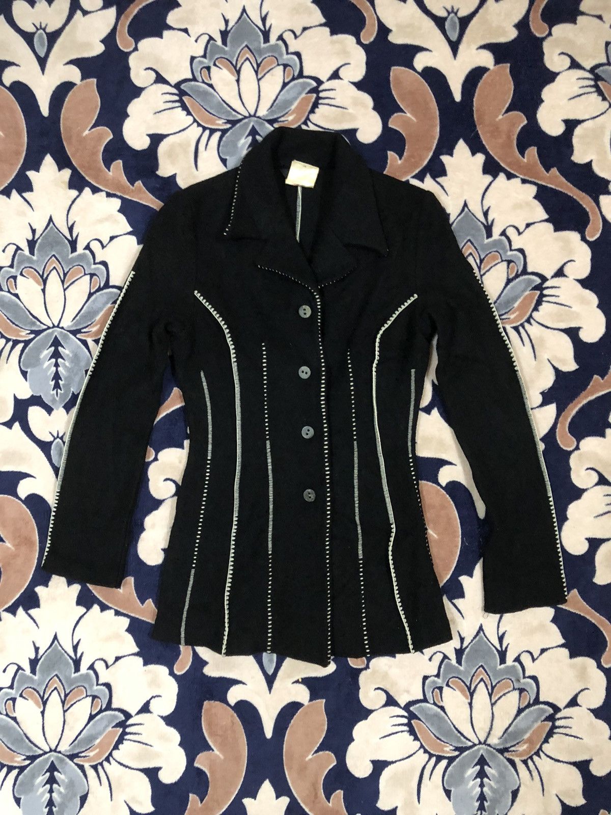 ATSURO TAYAMA Atsuro Tayama Stitched Long Sleeve Top Size M / US 6-8 / IT 42-44 - 1 Thumbnail