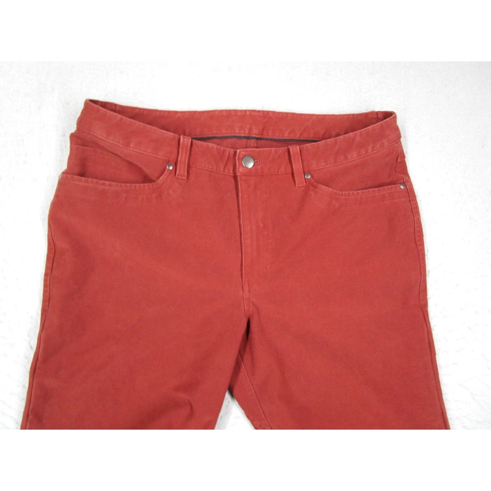 Lululemon Lululemon ABC Pants Mens 34 Slim Fit Utilitech Chinos Red 34x30 Updated 34W x 30L Slim Chino Logo Pockets Men Size US 34 / EU 50 - 2 Thumbnail