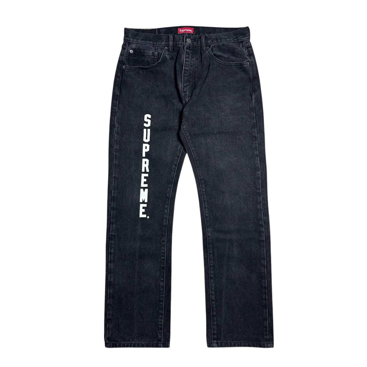 Levi's × Supreme Jeans Levis X Supreme -SS17 505 Black Wash Size US 31 - 1 Thumbnail