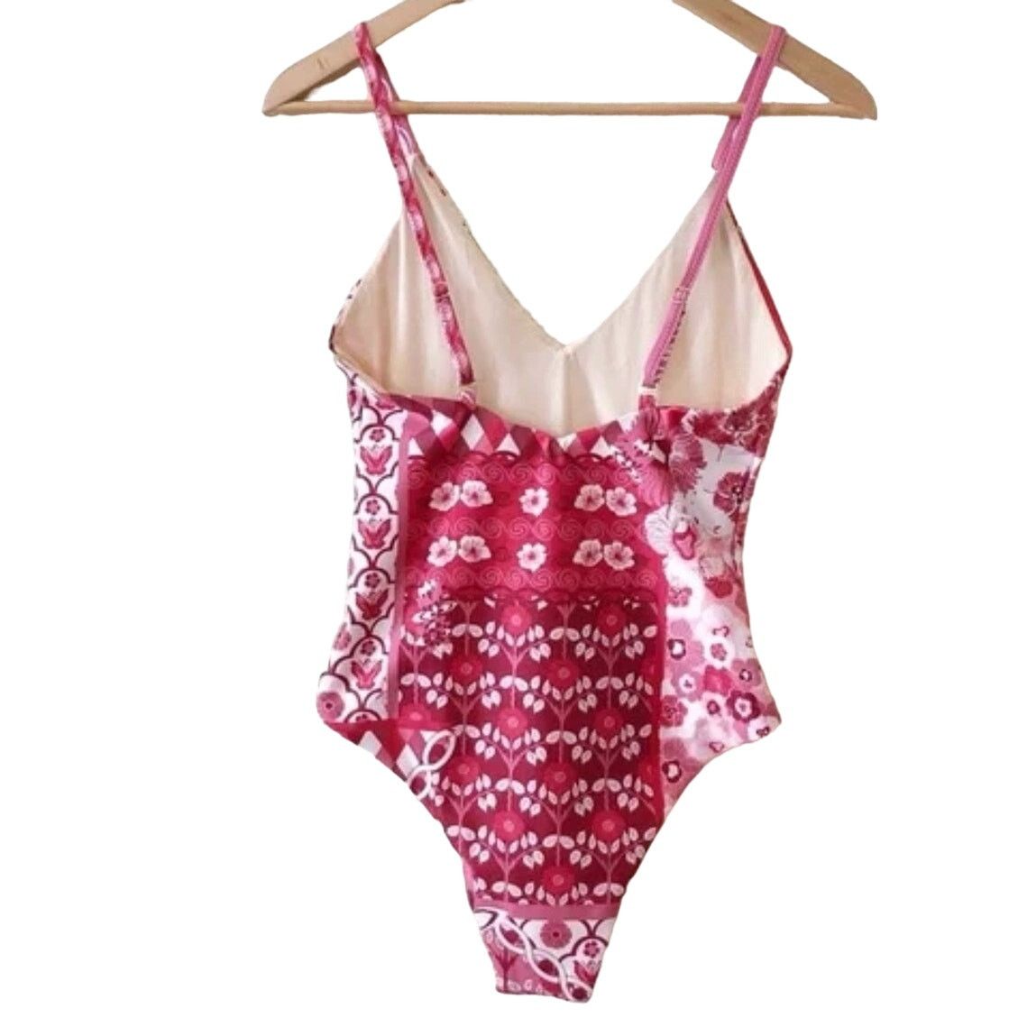 Carolina K × Free People New Marieta Floral One-Piece Swimsuit $285 SMALL Size S / US 4 / IT 40 - 3 Thumbnail