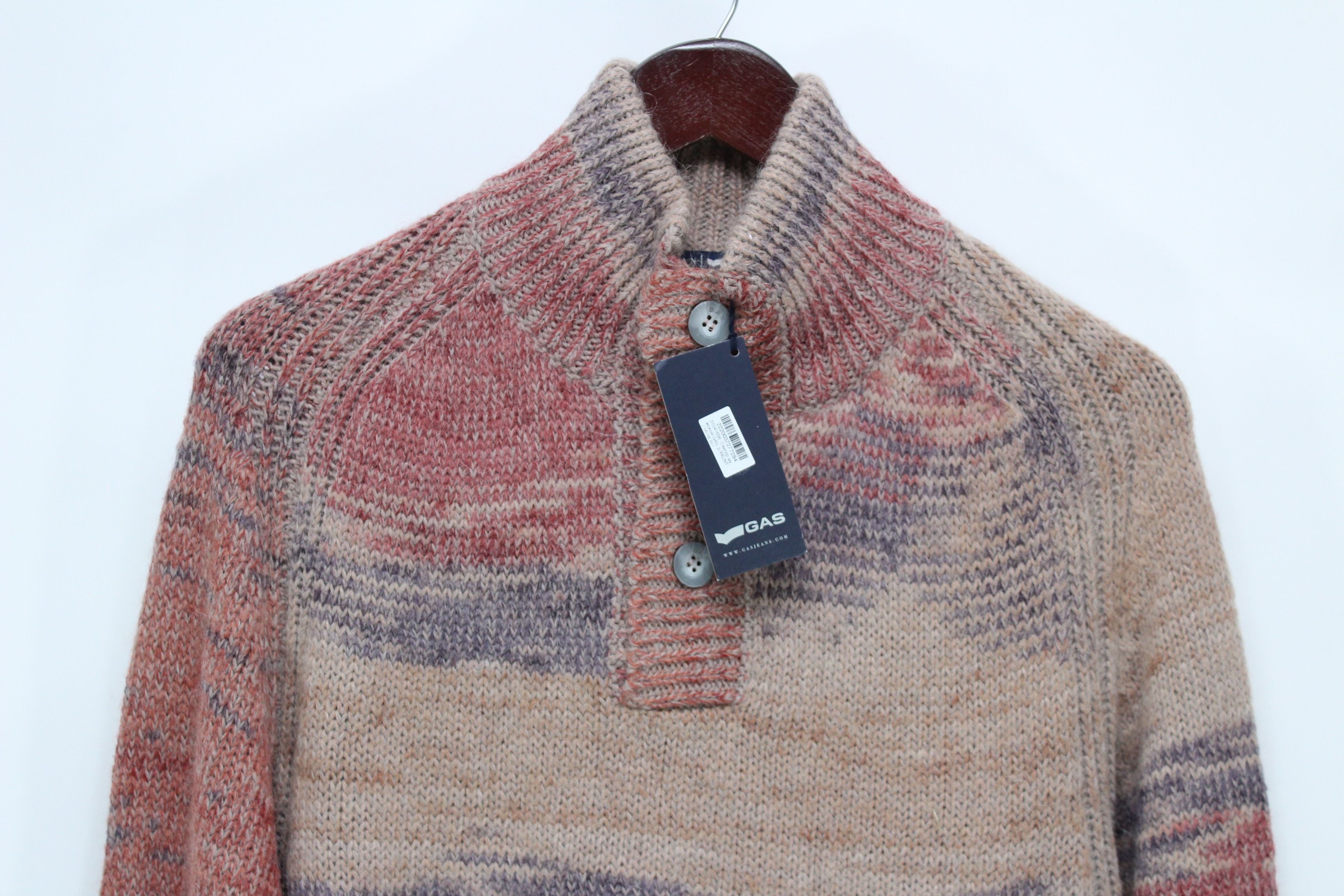 GAS Gas Sweater Mens Size XXL Vintage RARE Size US XL / EU 56 / 4 - 3 Thumbnail