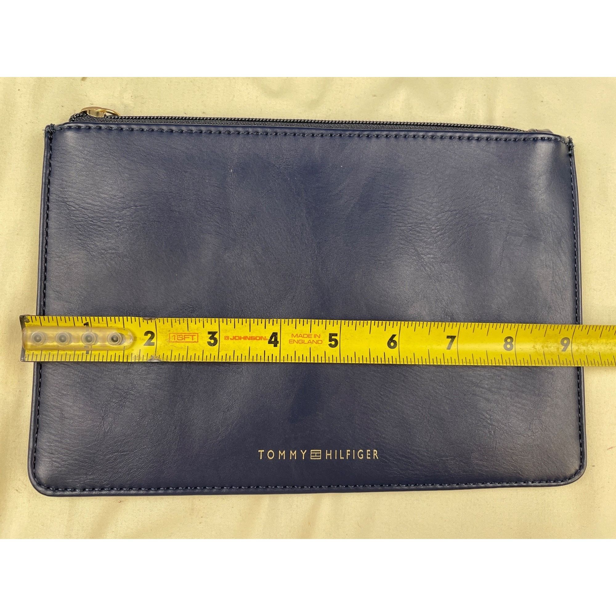 Tommy Hilfiger Tommy Hilfiger Women's Navy Blue Clutch Bag Zipper closure S Size ONE SIZE - 5 Thumbnail