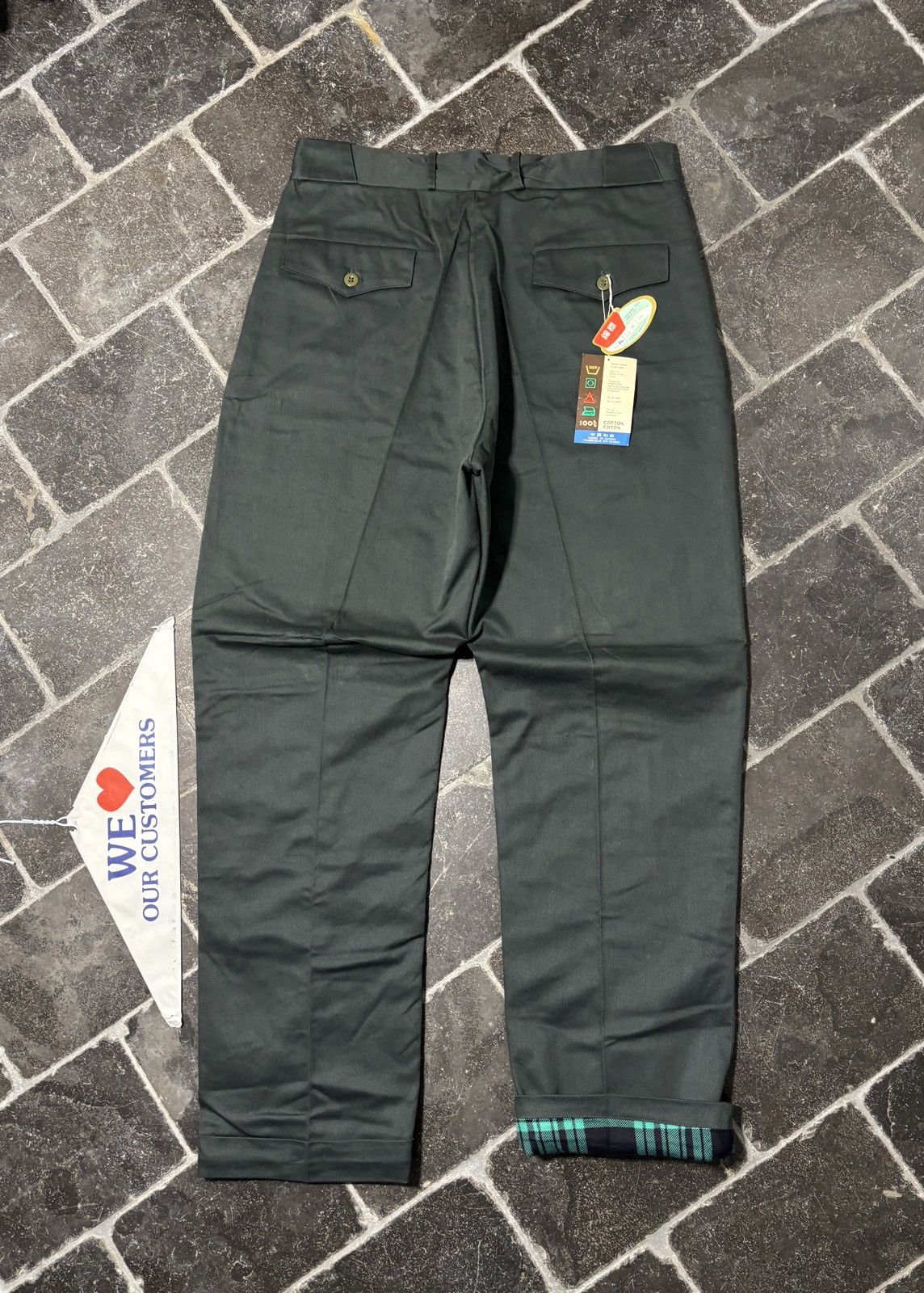Vintage Vintage Champion Flannel Lined Trousers 1970s Deadstock Pant Size US 31 - 1 Thumbnail