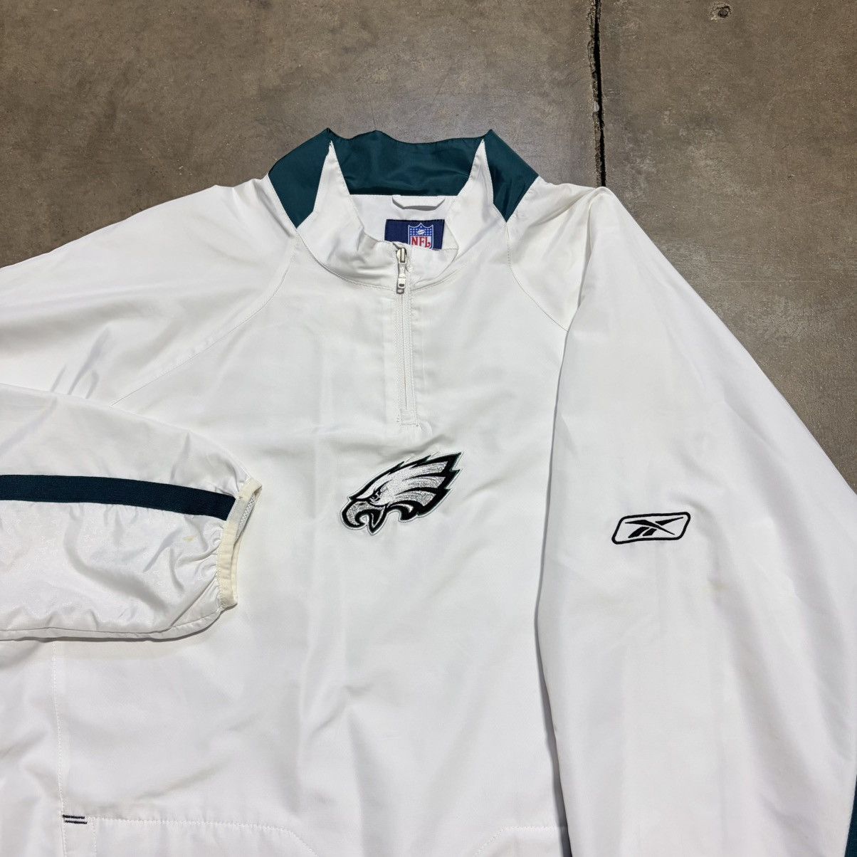 Reebok Vintage Philadelphia Eagles Windbreaker Jacket Reebok NFL Size US XXL / EU 58 / 5 - 5 Thumbnail