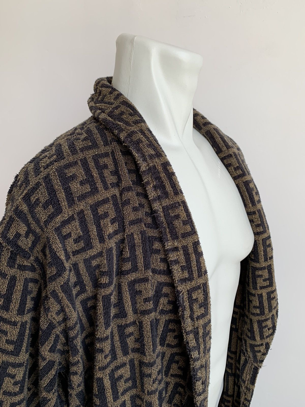 Fendi Vintage Fendi Zucca Bathrobe Teleria Size US L / EU 52-54 / 3 - 10 Thumbnail