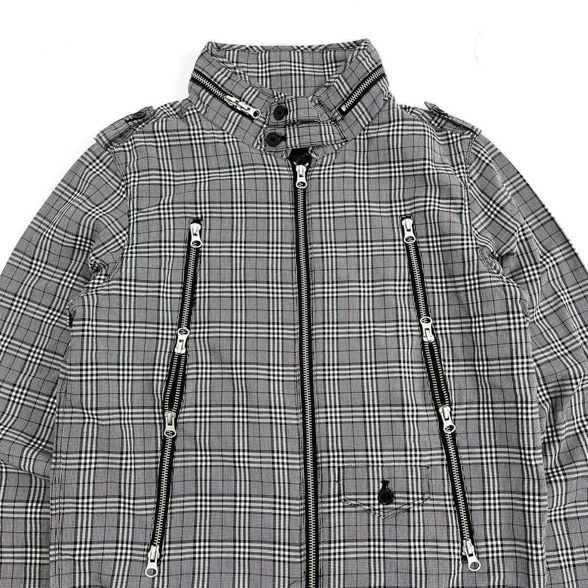 PPFM 2000s PPFM Five Pocket Punks Plaid Bikers Jacket Lgb Goa Size US M / EU 48-50 / 2 - 8 Thumbnail
