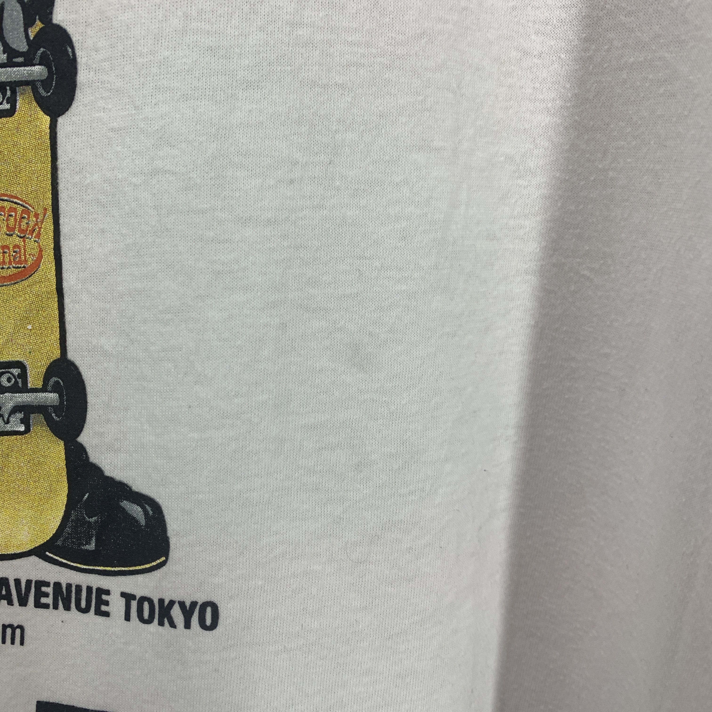 Japanese Brand KAZZROCK ORIGINAL Wolf Skater Crew Neck T Shirt #1810/07 Size US XL / EU 56 / 4 - 10 Thumbnail