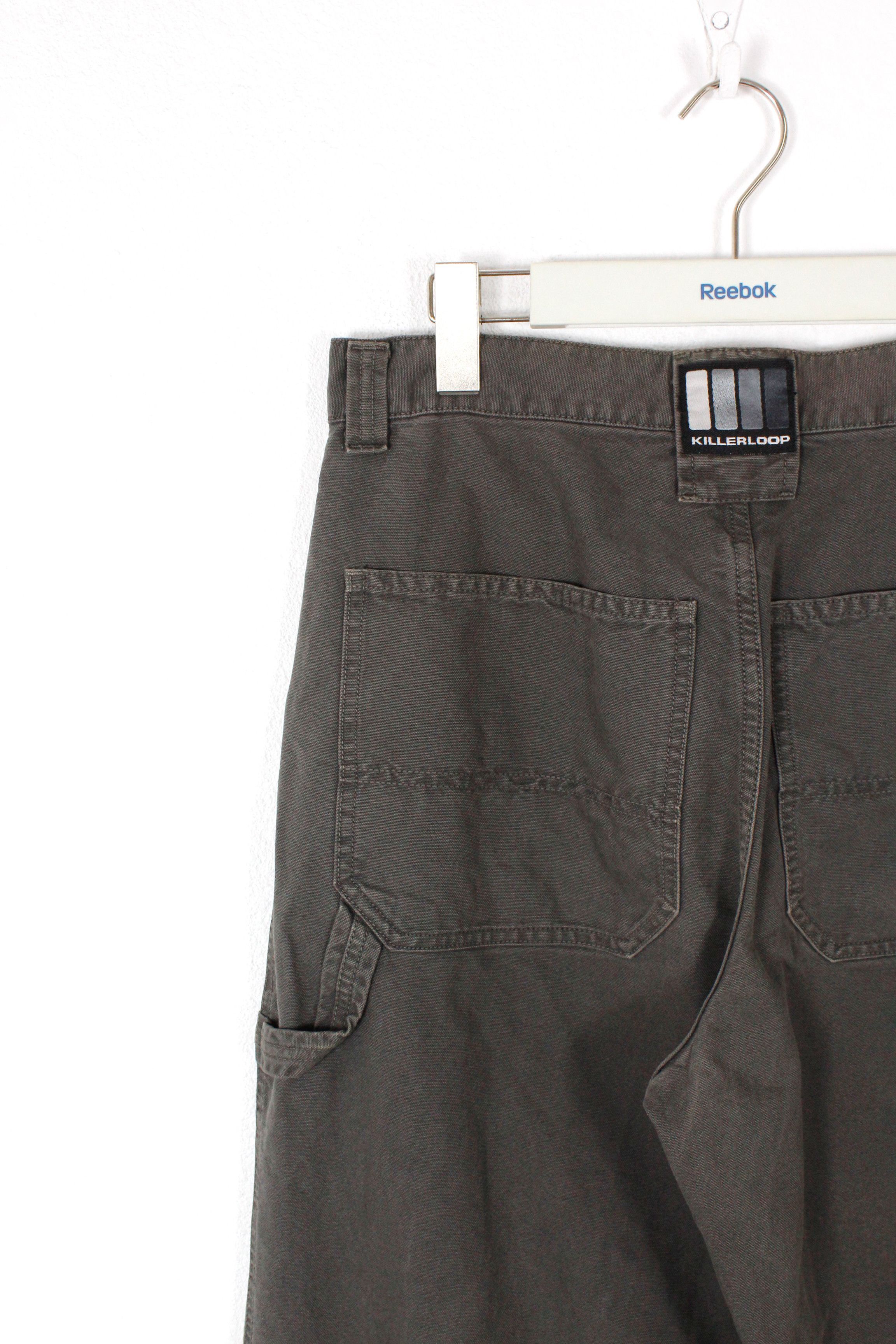 Japanese Brand × Vintage Killer Loop Vintage Carpenter Baggy Cargo Pants Y2K 90s Size US 31 - 4 Thumbnail