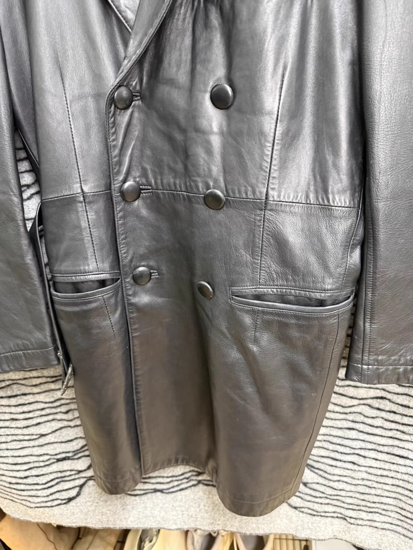 Yohji Yamamoto Yohji Yamamoto Big Shoulder Padded Sheepskin Coat K20 Size US XL / EU 56 / 4 - 7 Thumbnail