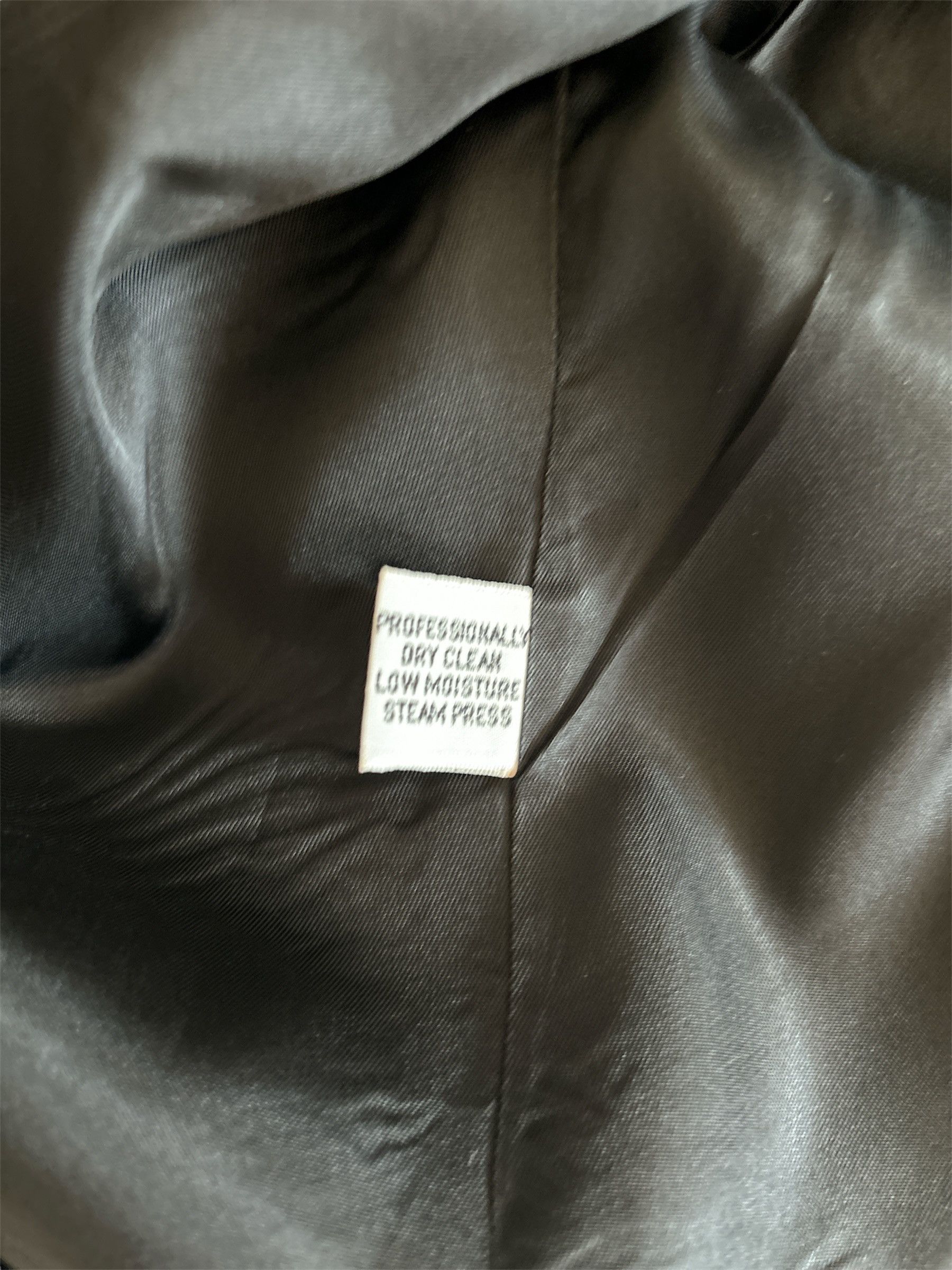 Christian Dior Monsieur Vtg Christian Dior 100% Wool Black Button Blazer Jacket Size M / US 6-8 / IT 42-44 - 7 Thumbnail