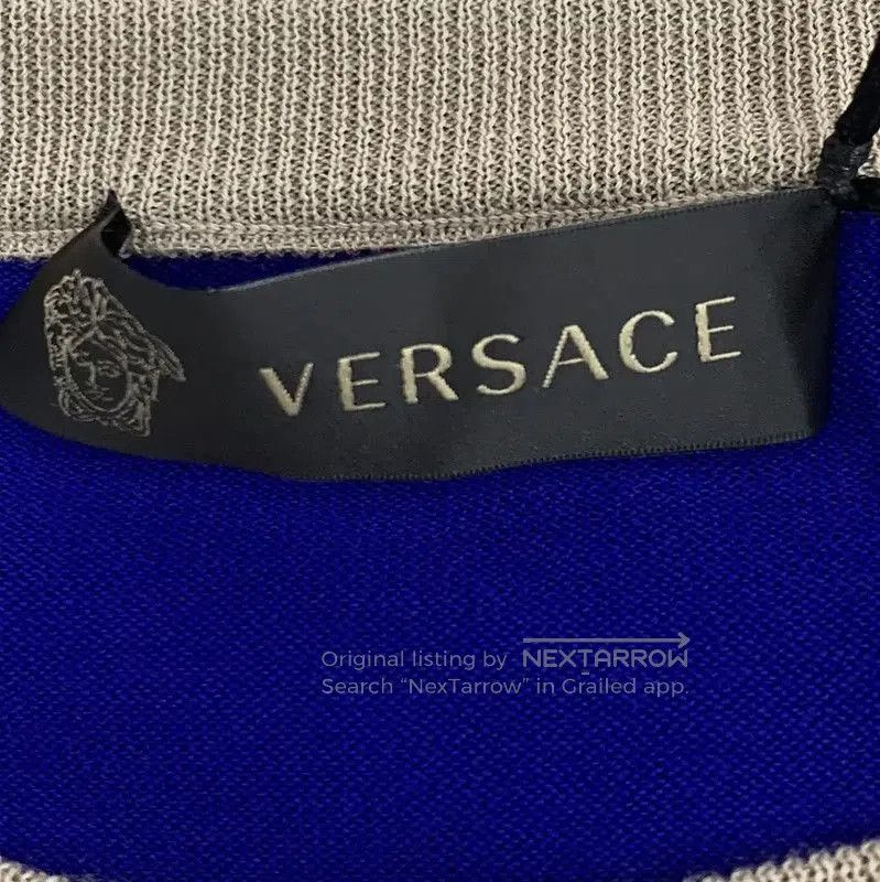 Versace Versace Multicolor Cotton Sweater for Women . Size M / US 6-8 / IT 42-44 - 6 Thumbnail