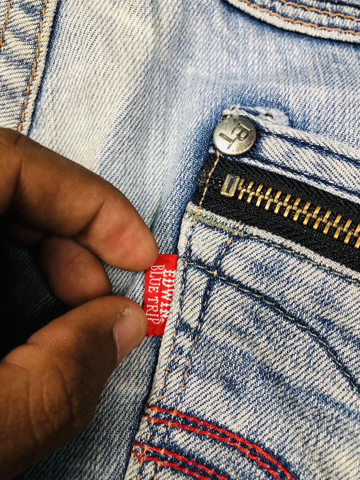 Edwin Edwin Blue Trip Jeans (33) Size US 34 / EU 50 - 18 Thumbnail