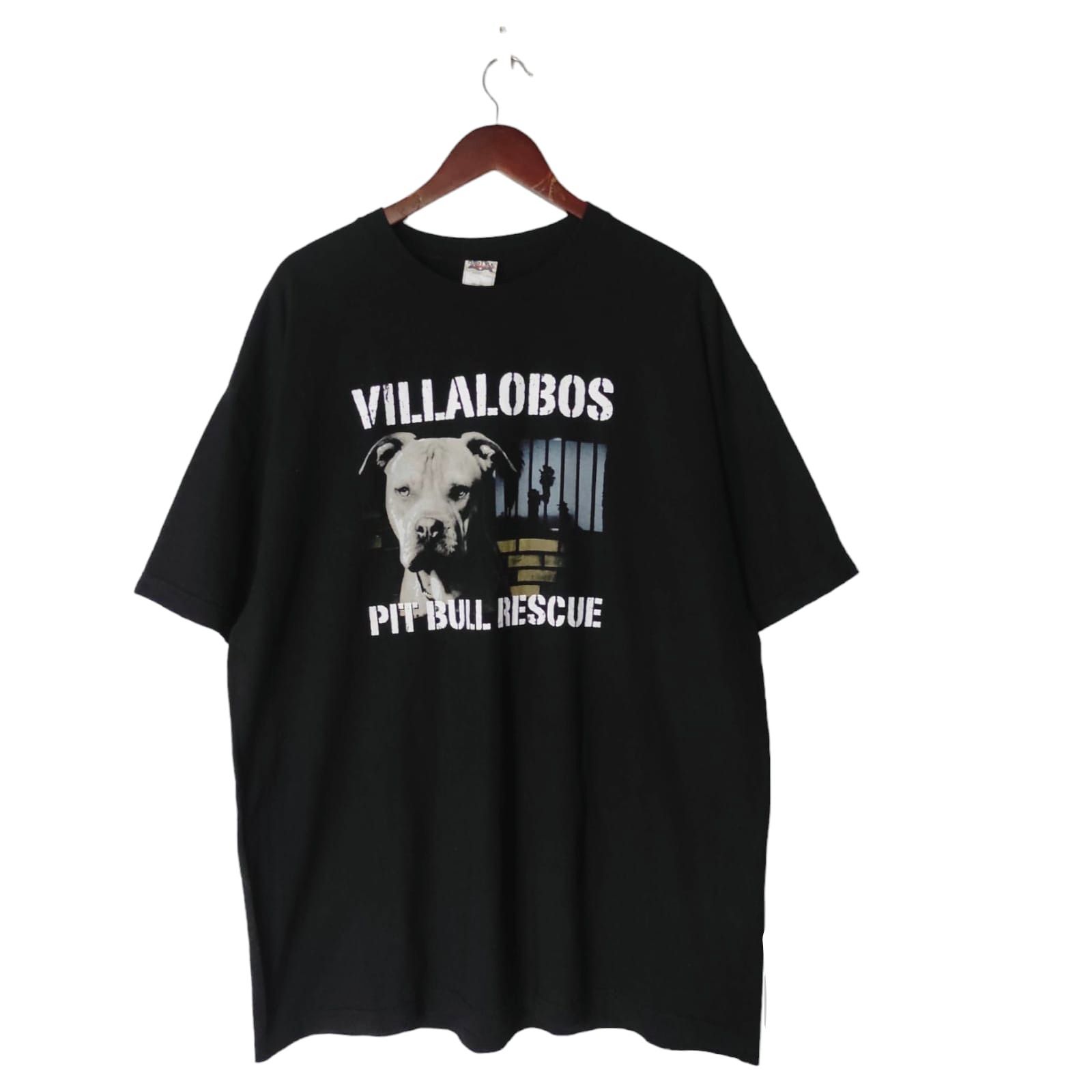 Streetwear Vintage Villalobos Pit Bull Rescue Tee Shirt Grailed