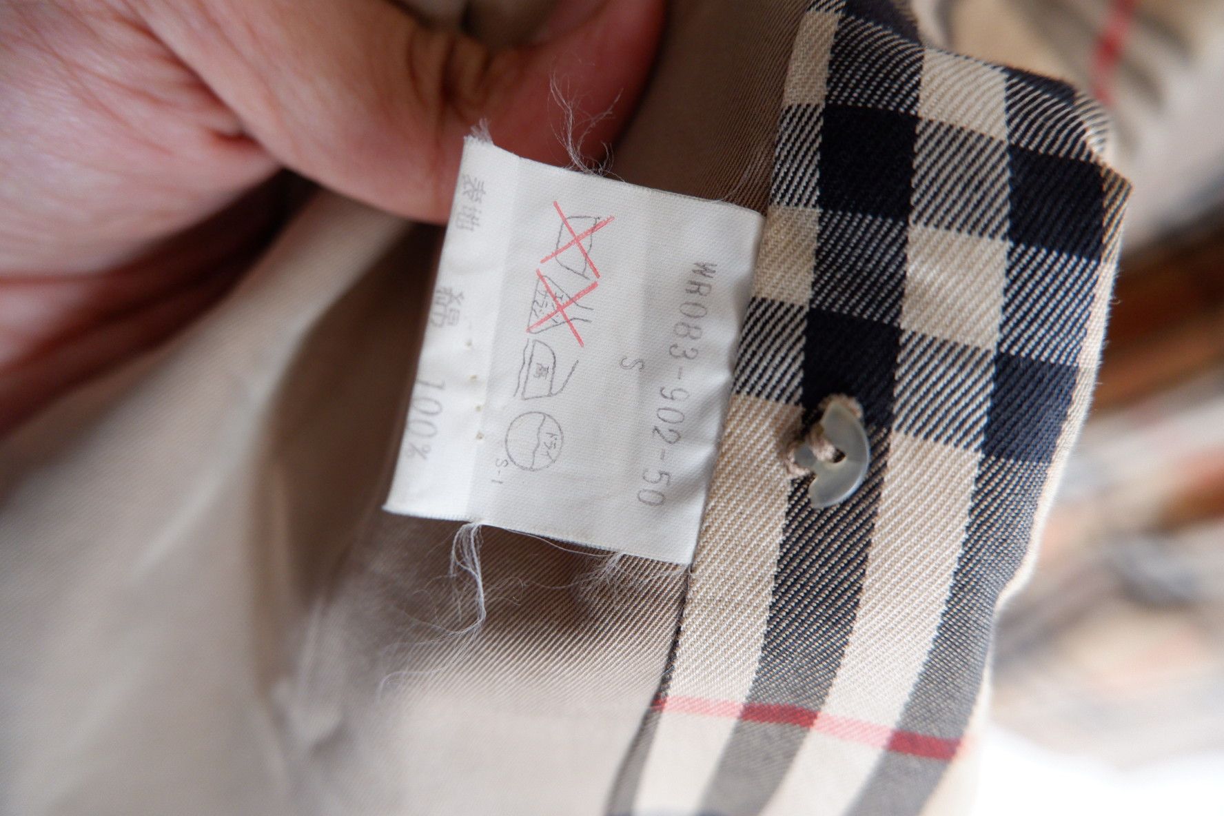 Burberry Vintage 80s Burberry London Checked Double Breast Trenchcoat Size US S / EU 44-46 / 1 - 6 Thumbnail