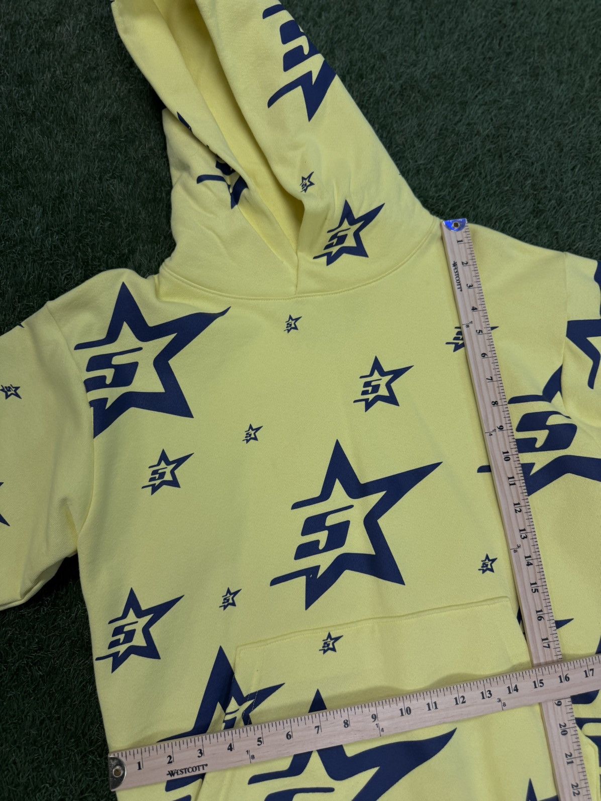 Sp5der Sp5der Worldwide Star Yellow Hoodie Size M (NEW) Size US M / EU 48-50 / 2 - 4 Thumbnail
