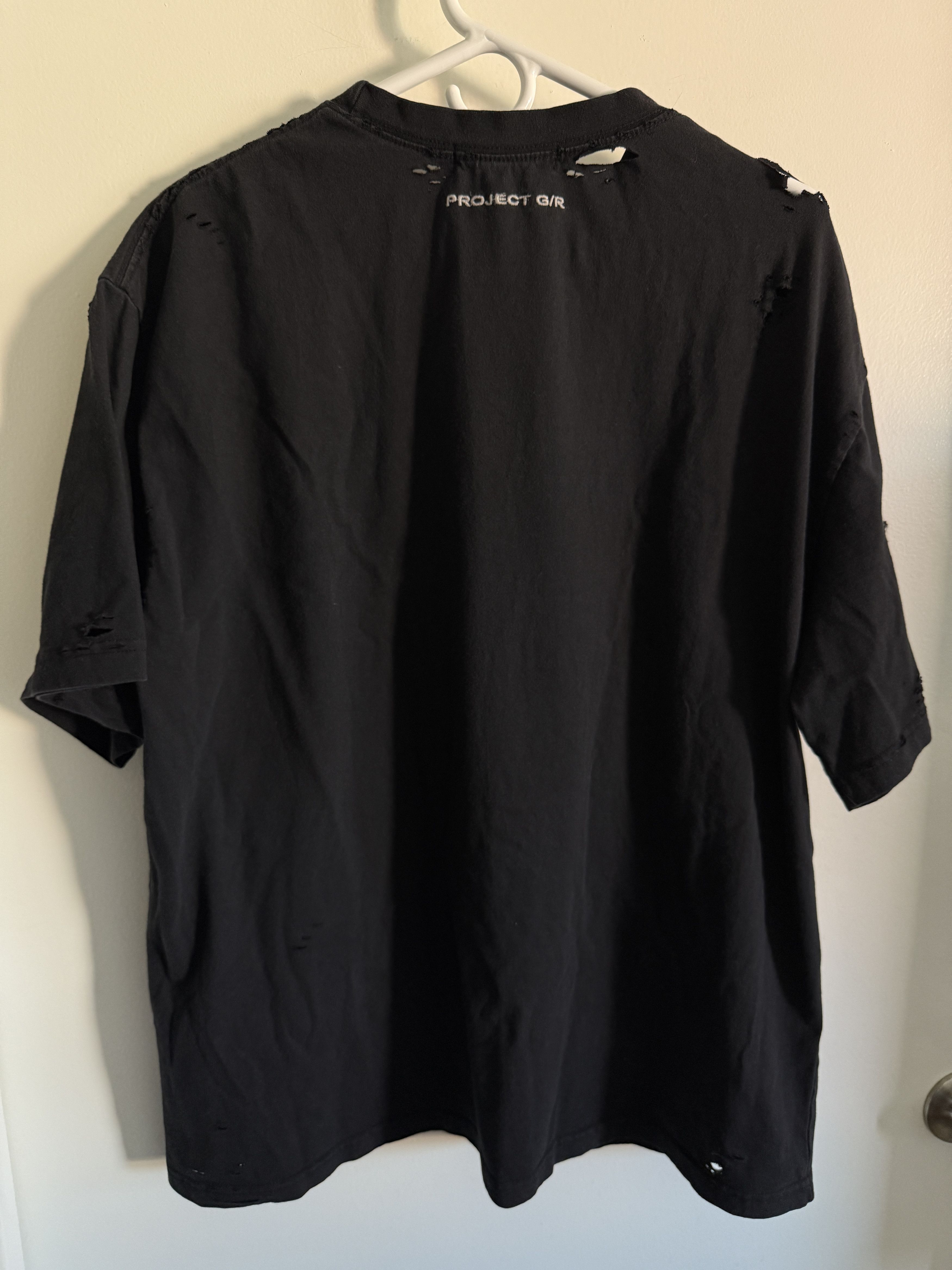 PROJECT G/R New PROJECT GR BLUESNAKE BLACK WASHED TSHIRT 25