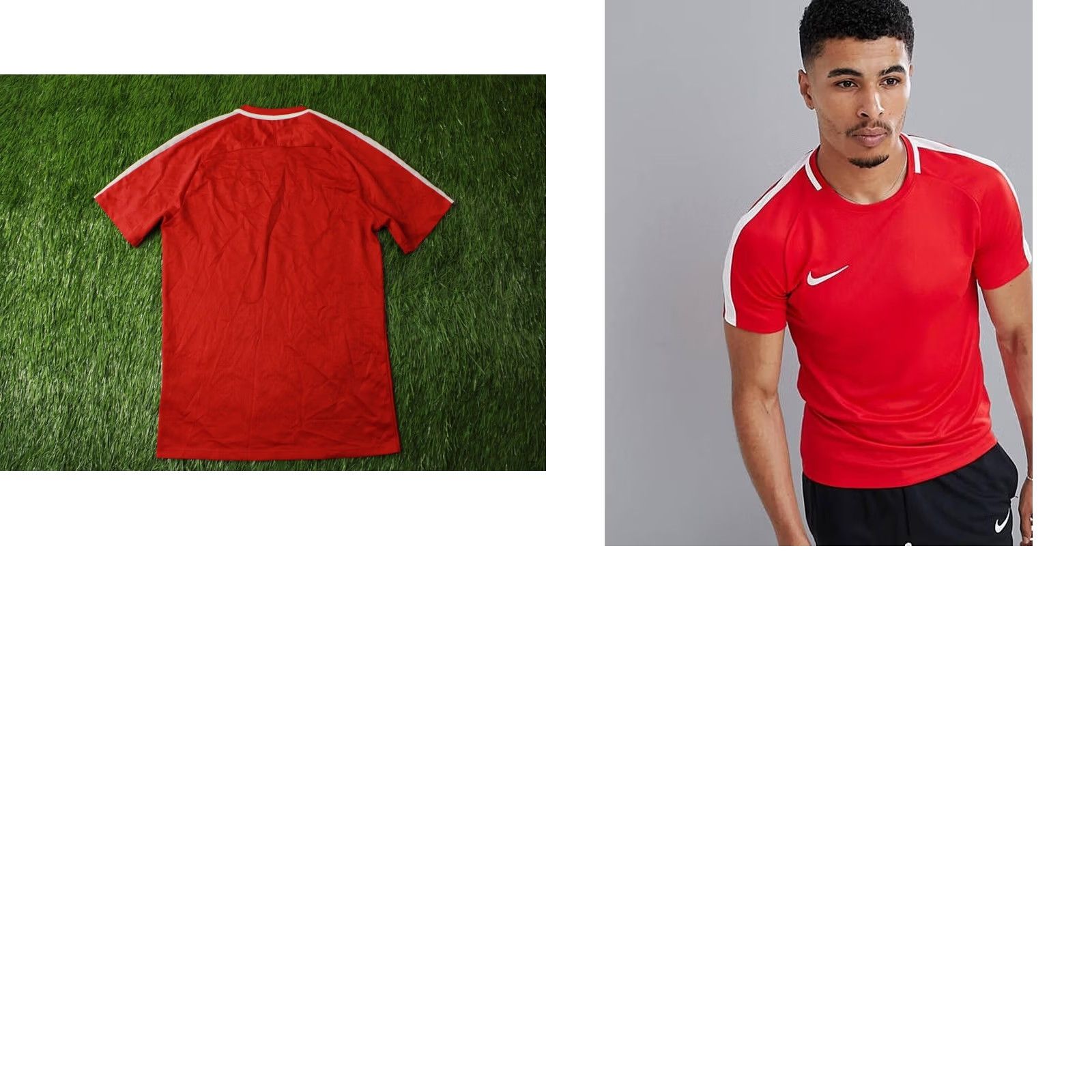 Nike Nike Dri-FIT Academy Football Shirt Men S Red/White Jersey JERSEY Tee 2016 2010-2019 Team Classic Short Sleeve United Soccer Shirt Size US S / EU 44-46 / 1 - 9 Thumbnail