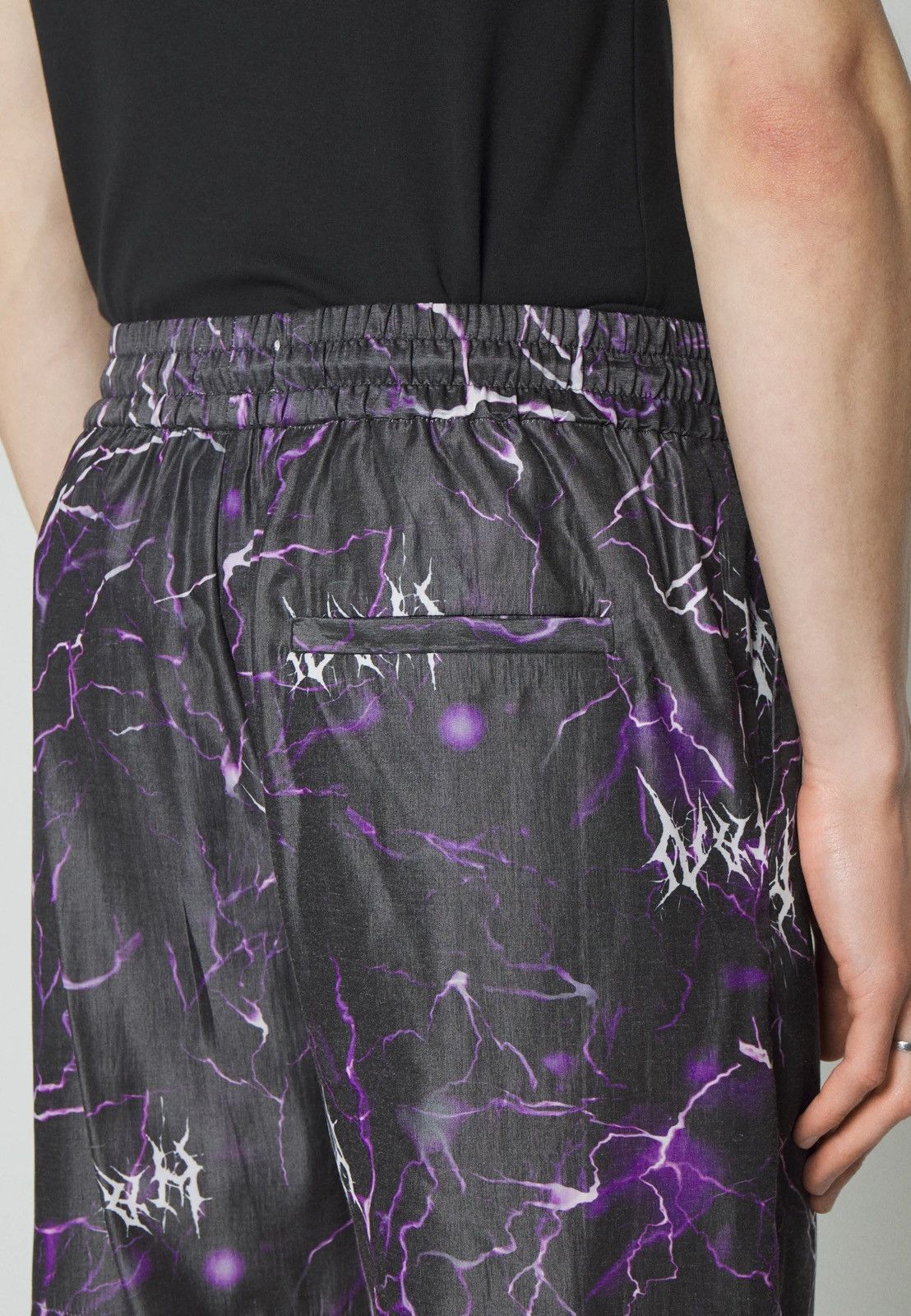 Han Kjobenhavn !DS! FW22 Han Kjobenhavn Purple Thunder Track Shorts Size US 34 / EU 50 - 8 Thumbnail
