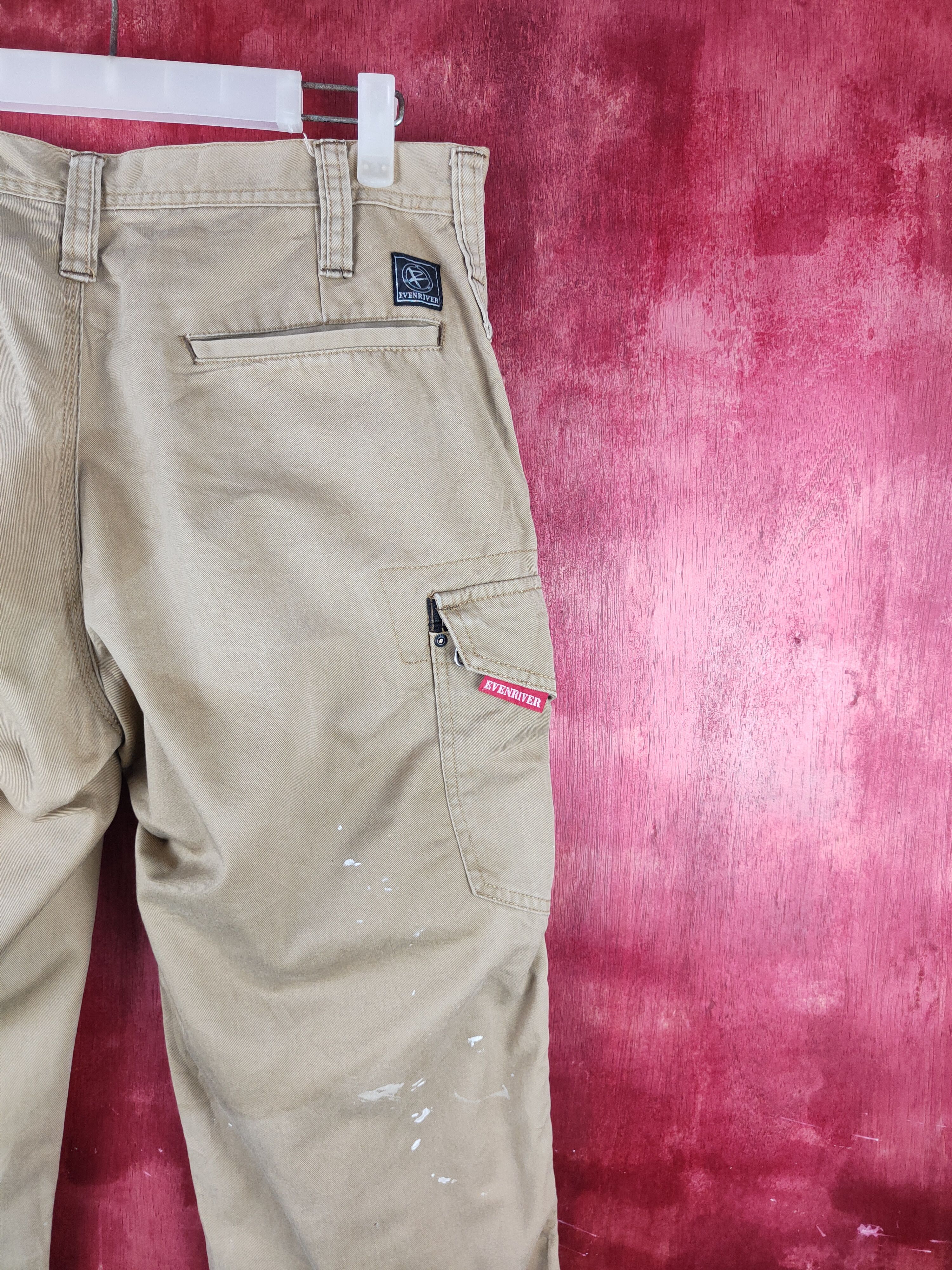 Japanese Brand Evenriver Brown Multipocket Baggy Cargo Pants N#S009 Size US 32 / EU 48 - 11 Thumbnail
