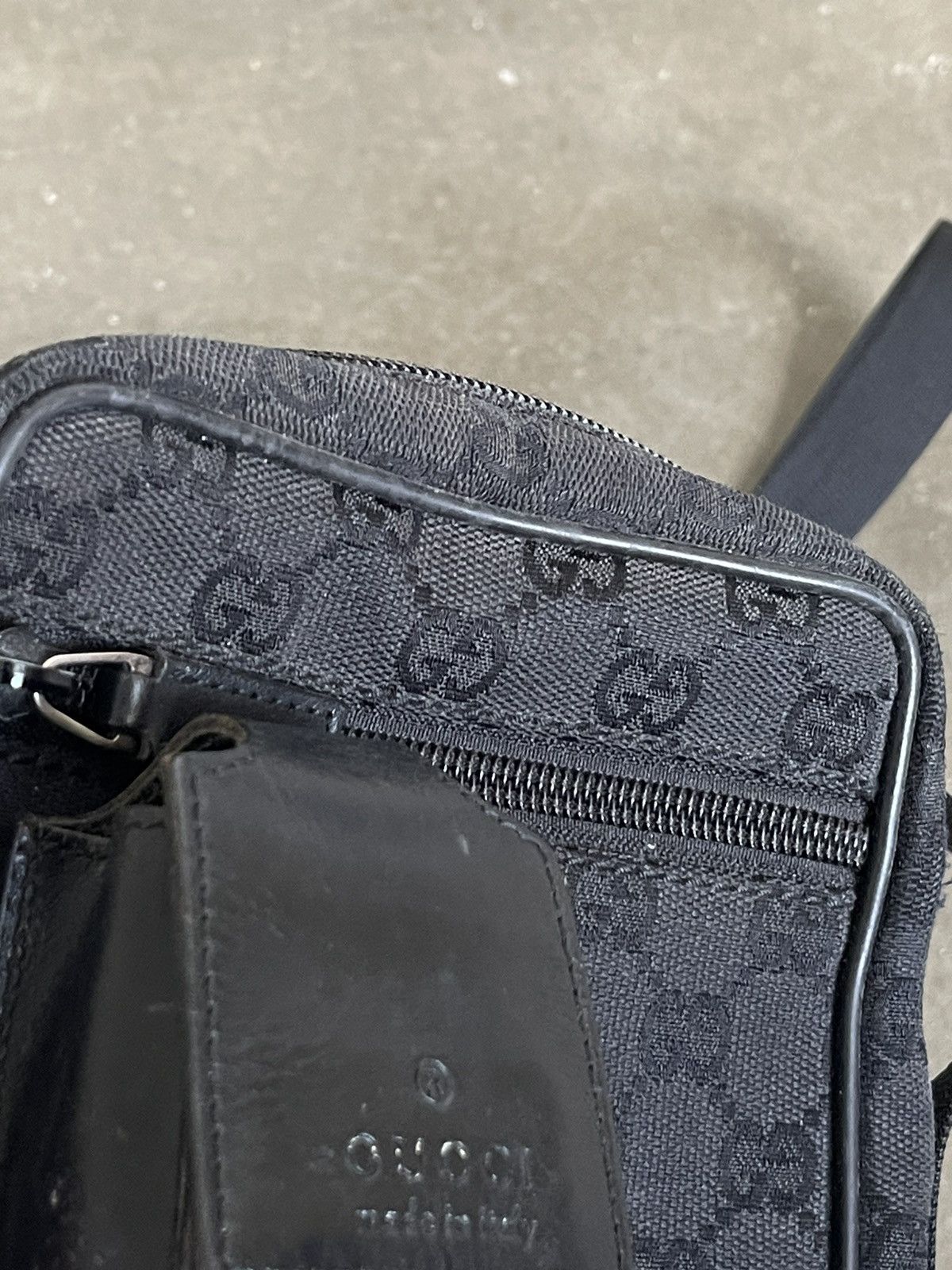 Gucci Gucci GG Monogram Canvas Crossbody Leather Mobile Pocket Size ONE SIZE - 5 Thumbnail