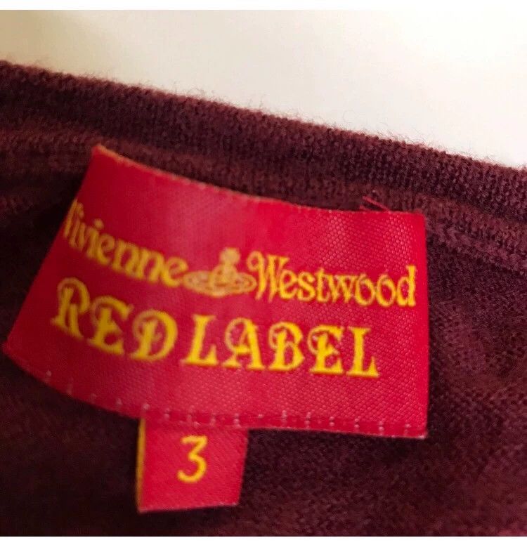 Vivienne Westwood Vivienne Westwood Planet Embroidered Brick Red Knitted Car Size L / US 10 / IT 46 - 4 Thumbnail