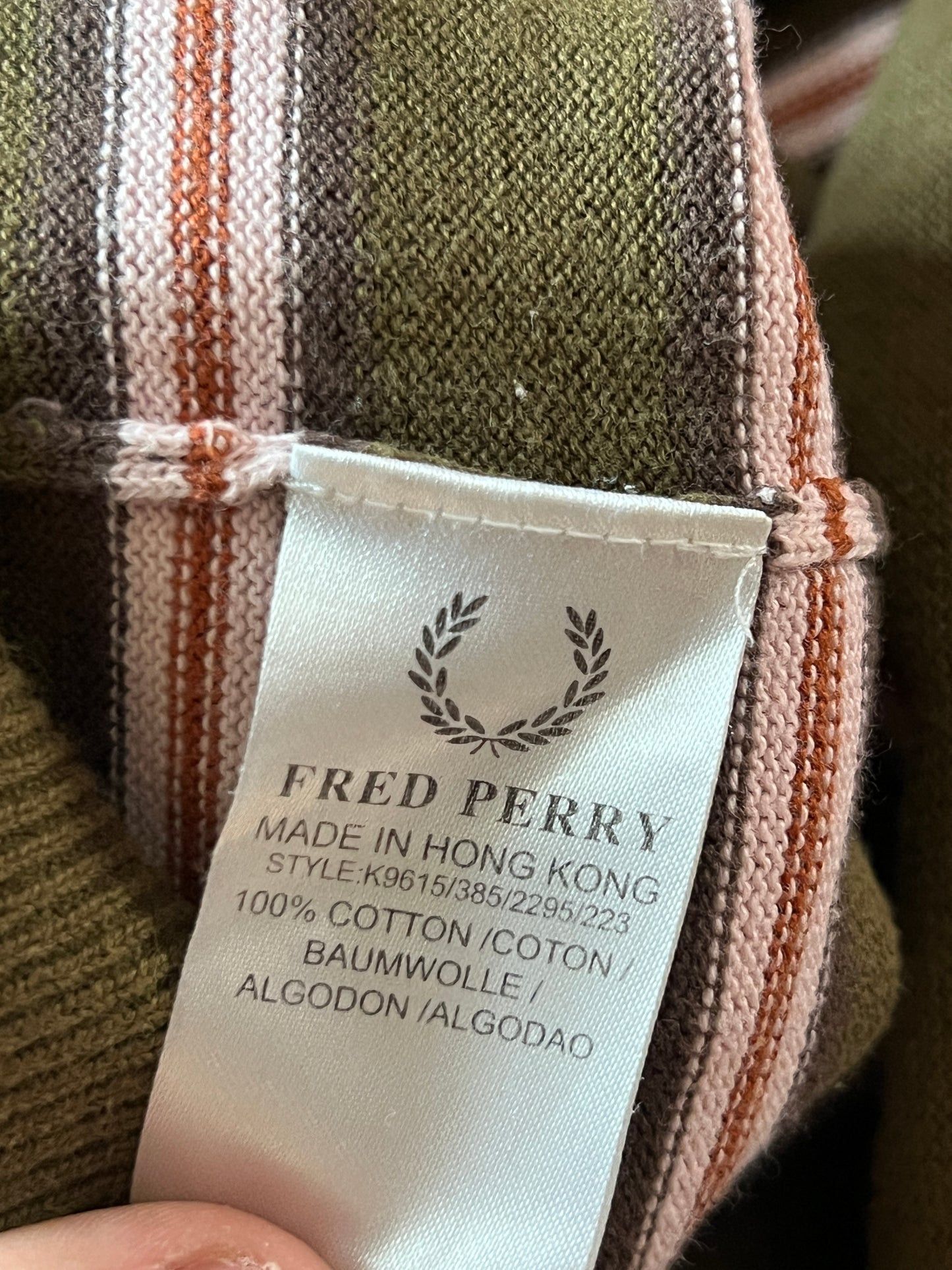 Fred Perry Fred Perry Vintage Men's Striped Sweater - XL Size US XL / EU 56 / 4 - 5 Thumbnail