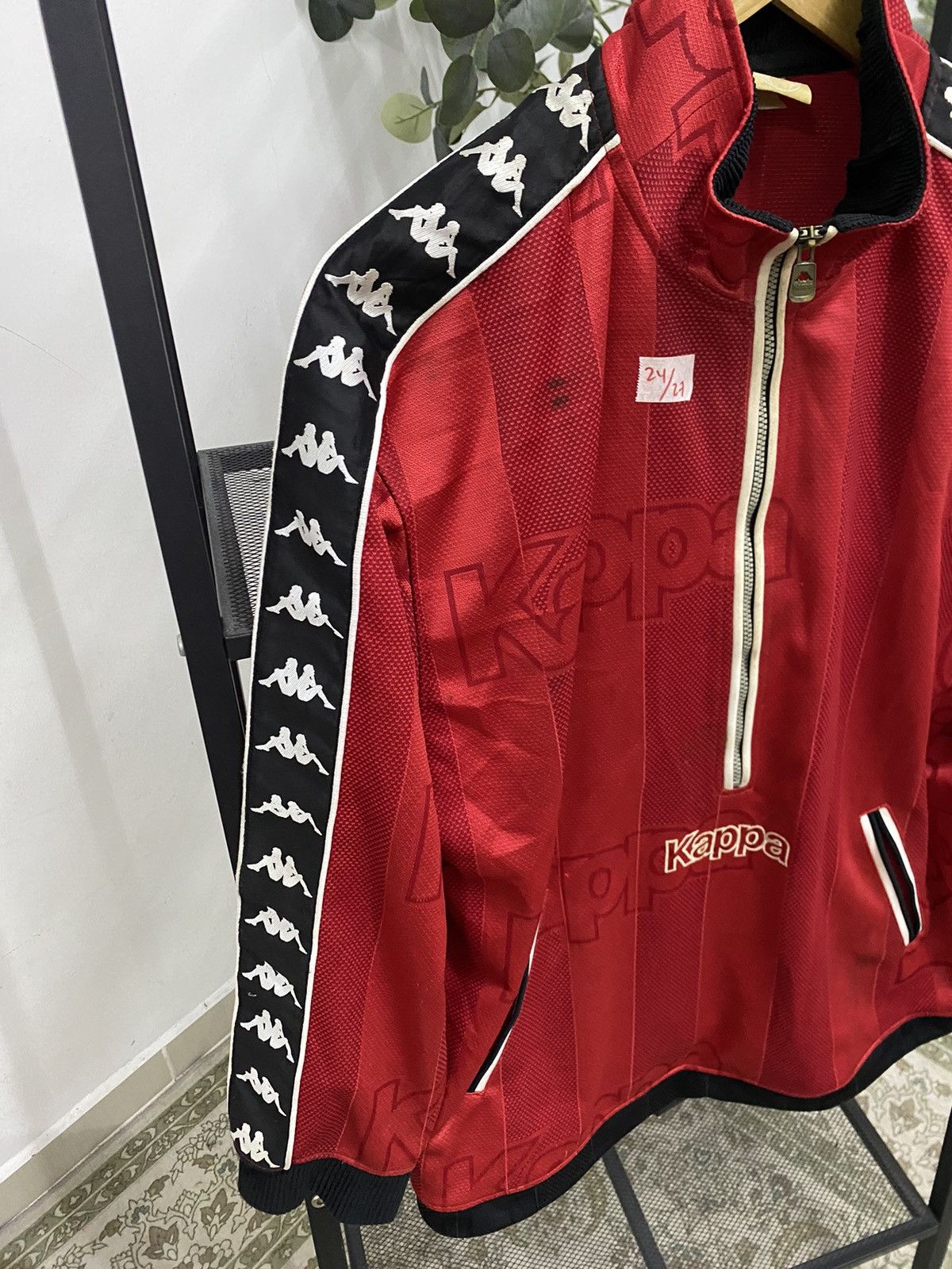 Japanese Brand × Kappa × Vintage Halfzipper Vintage Kappa Side Tape Size US XXL / EU 58 / 5 - 8 Thumbnail