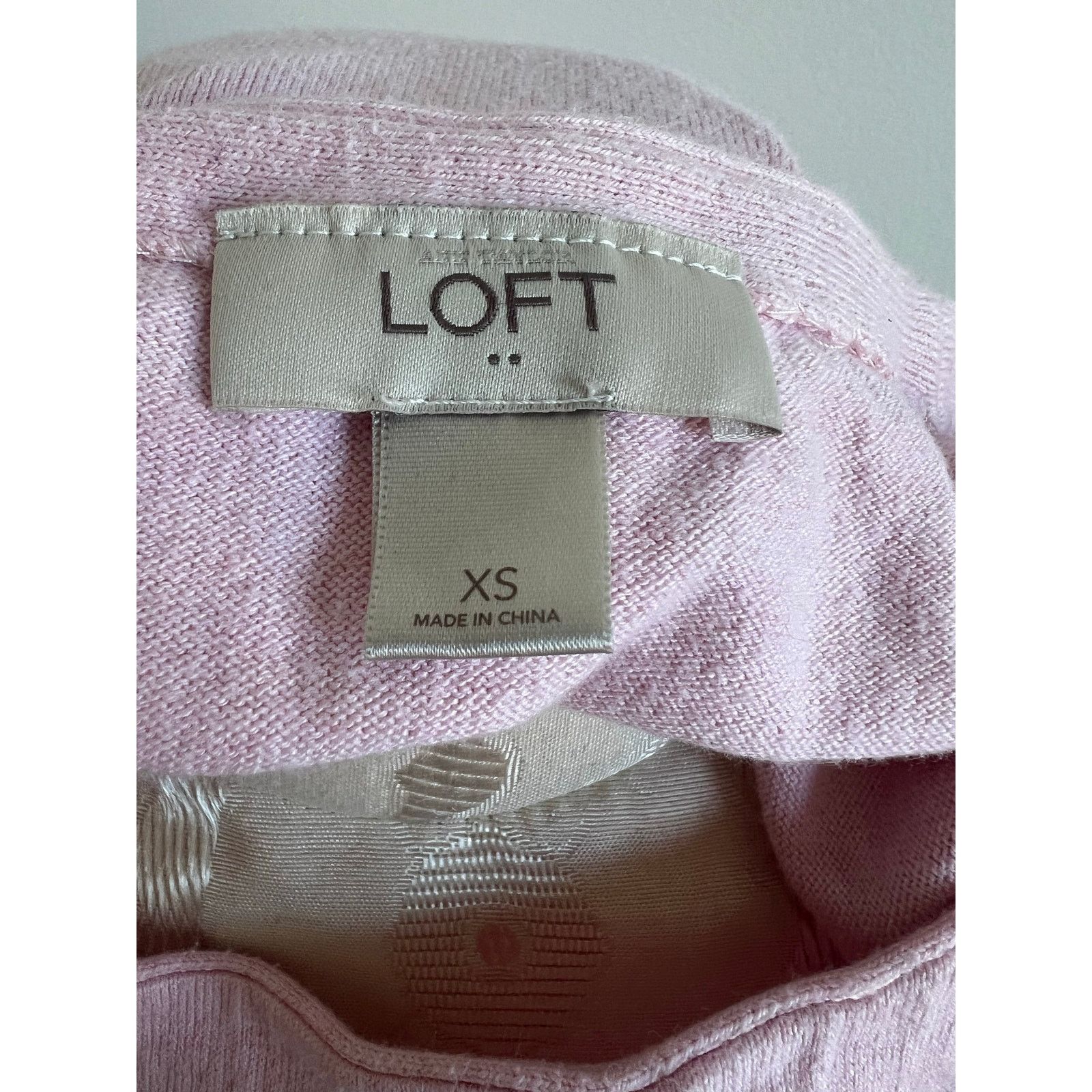 Loft Loft Long Sleeve Cotton Blend Pullover Knit Sweater XS Size XS / US 0-2 / IT 36-38 - 7 Thumbnail