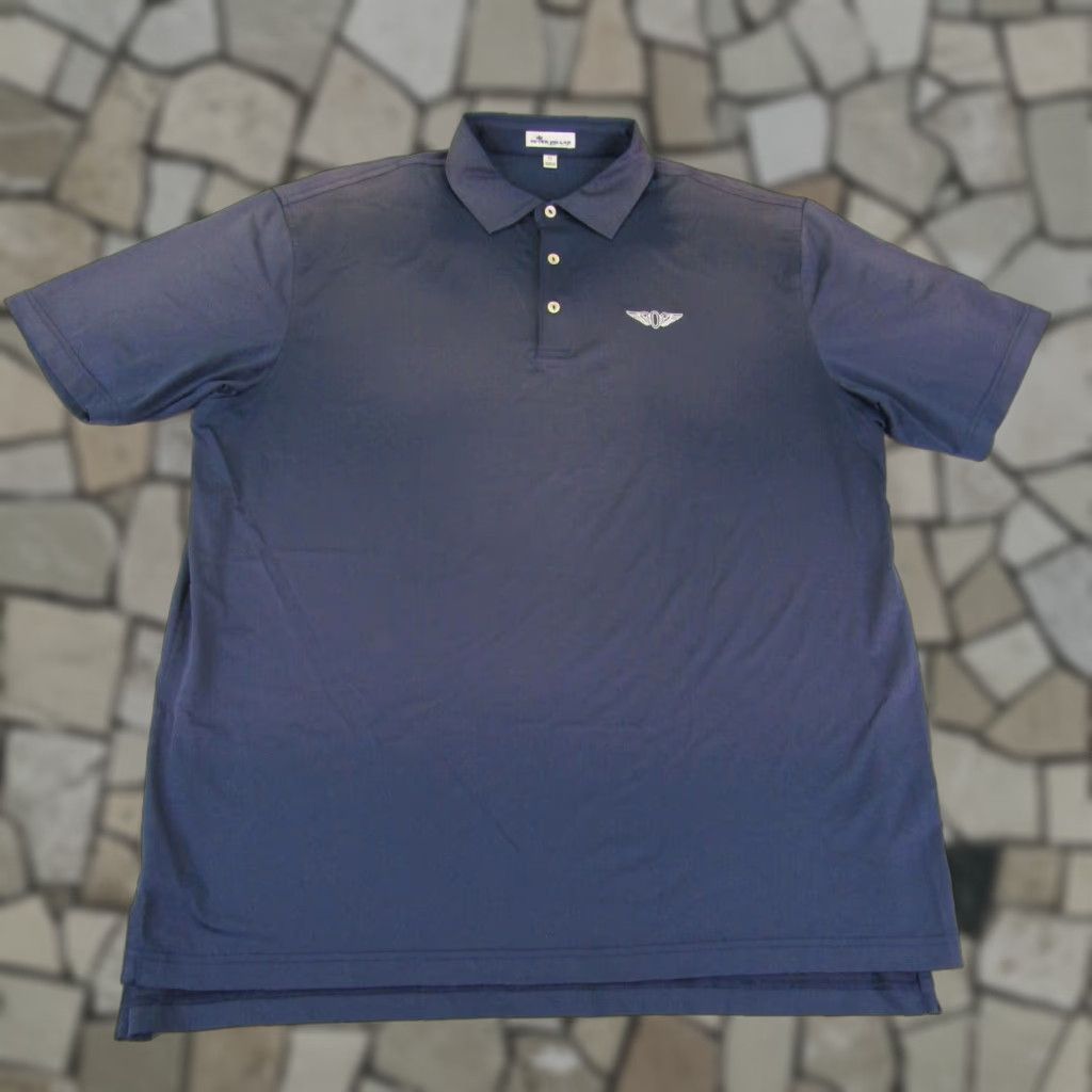 Peter Millar Peter Millar Polo Shirt Mens XL Blue Performance Golf Polo Shirt Polo Blue Peter Millar Mens XL Shirt Golf Size US XL / EU 56 / 4 - 1 Thumbnail