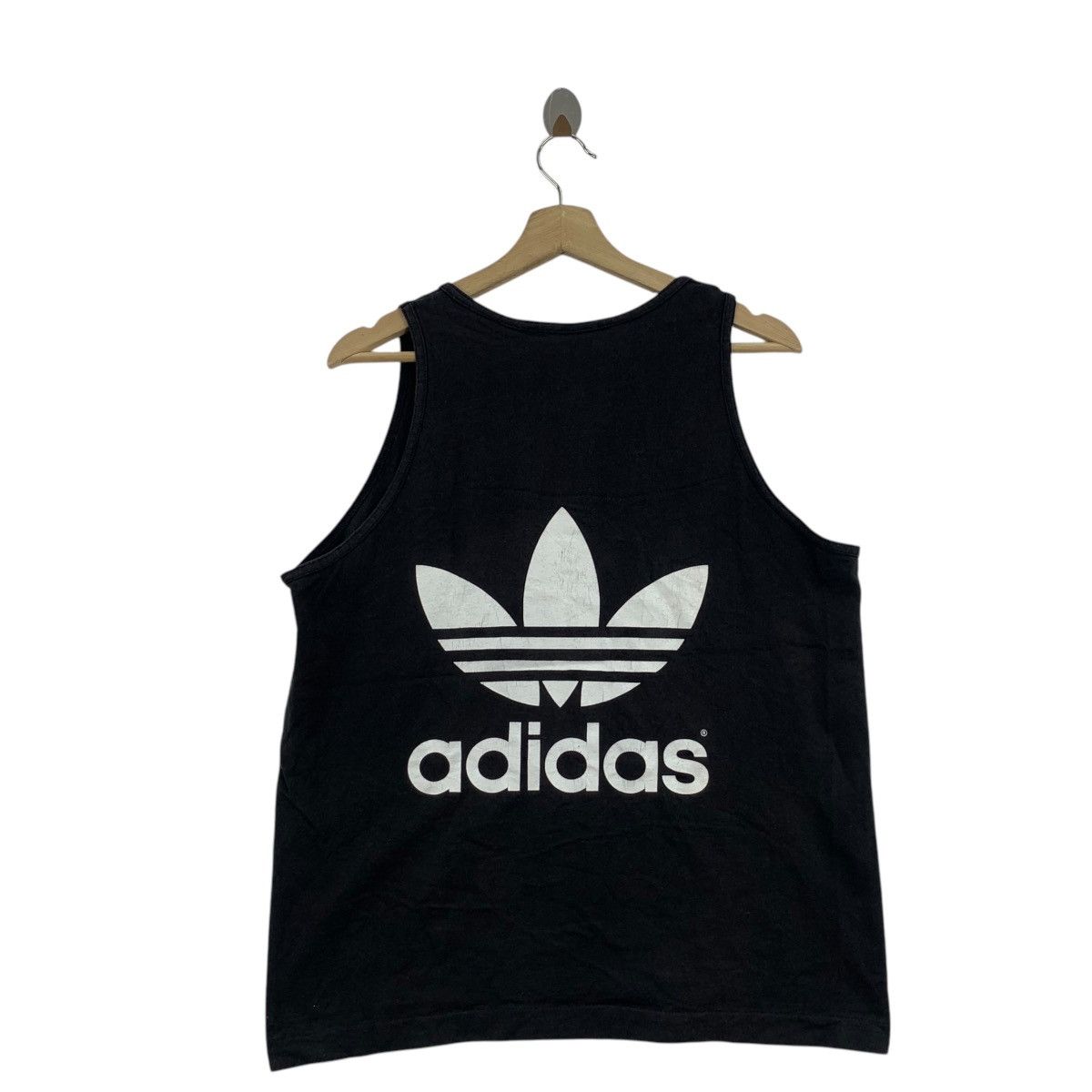 Adidas Vintage 90’ ADIDAS ORIGINALS TREFOIL Double Sided Tank Top Size US L / EU 52-54 / 3 - 4 Thumbnail