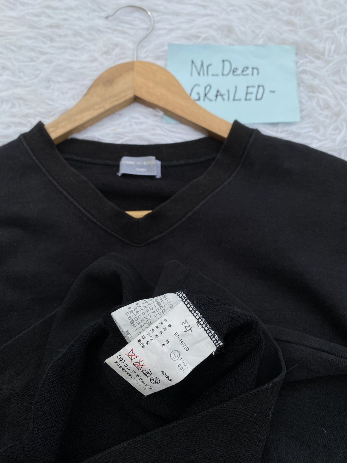 Comme des Garcons Vintage 1998 Comme des Garcons Homme Sweatshirt Size US L / EU 52-54 / 3 - 12 Thumbnail