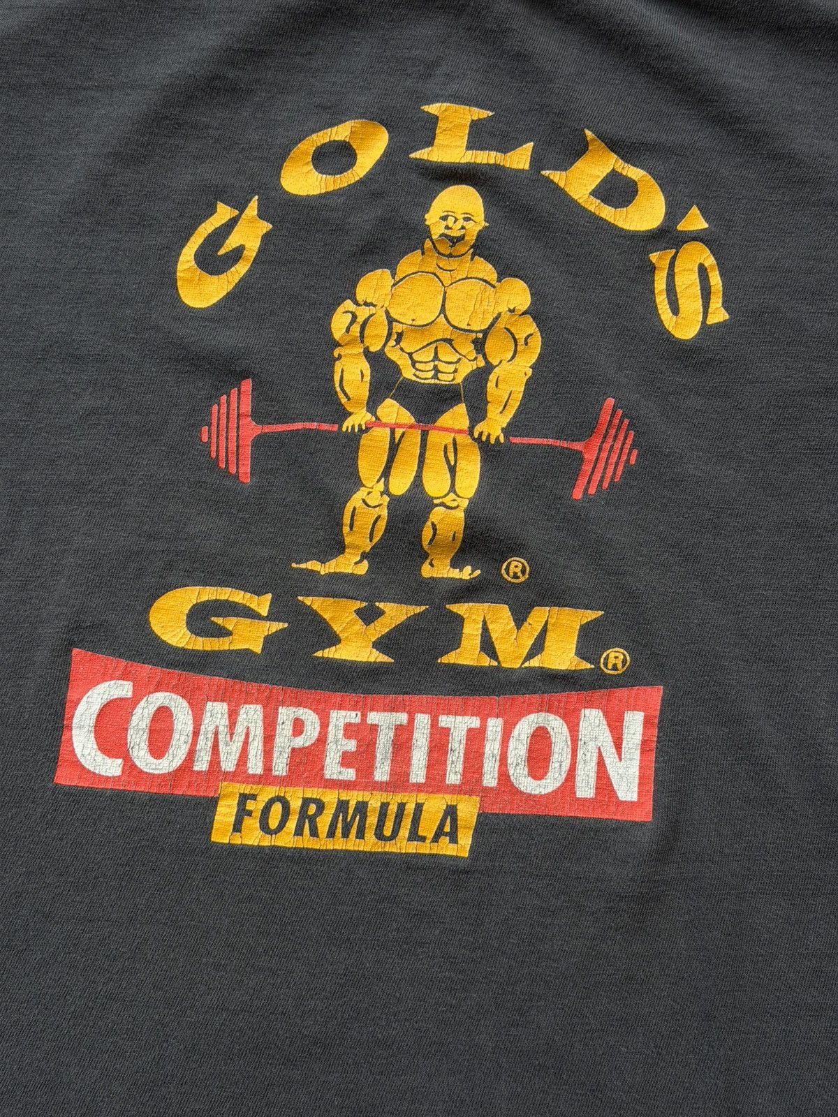 Vintage *RARE* VINTAGE 90s BODYBUILDING GOLD’S GYM COMPETITION TEE Size US XL / EU 56 / 4 - 8 Thumbnail