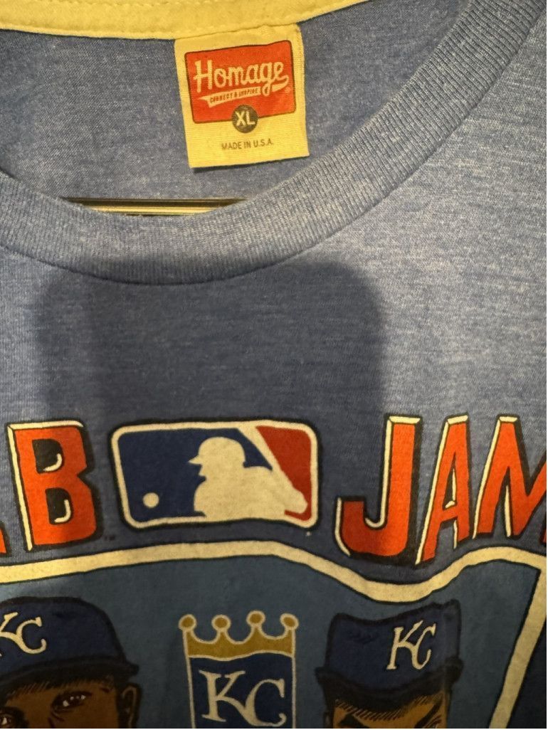 Homage Kansas City Royals MLB Jam t-shirt Men's Size XL Blue Size US XL / EU 56 / 4 - 5 Thumbnail