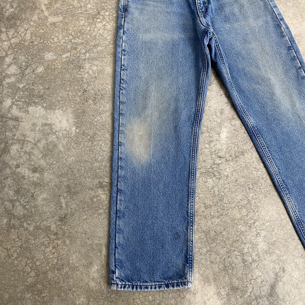 Carhartt Vintage Carhartt Blanket Lined Relaxed Fit Faded Denim Jeans Size US 34 / EU 50 - 6 Thumbnail