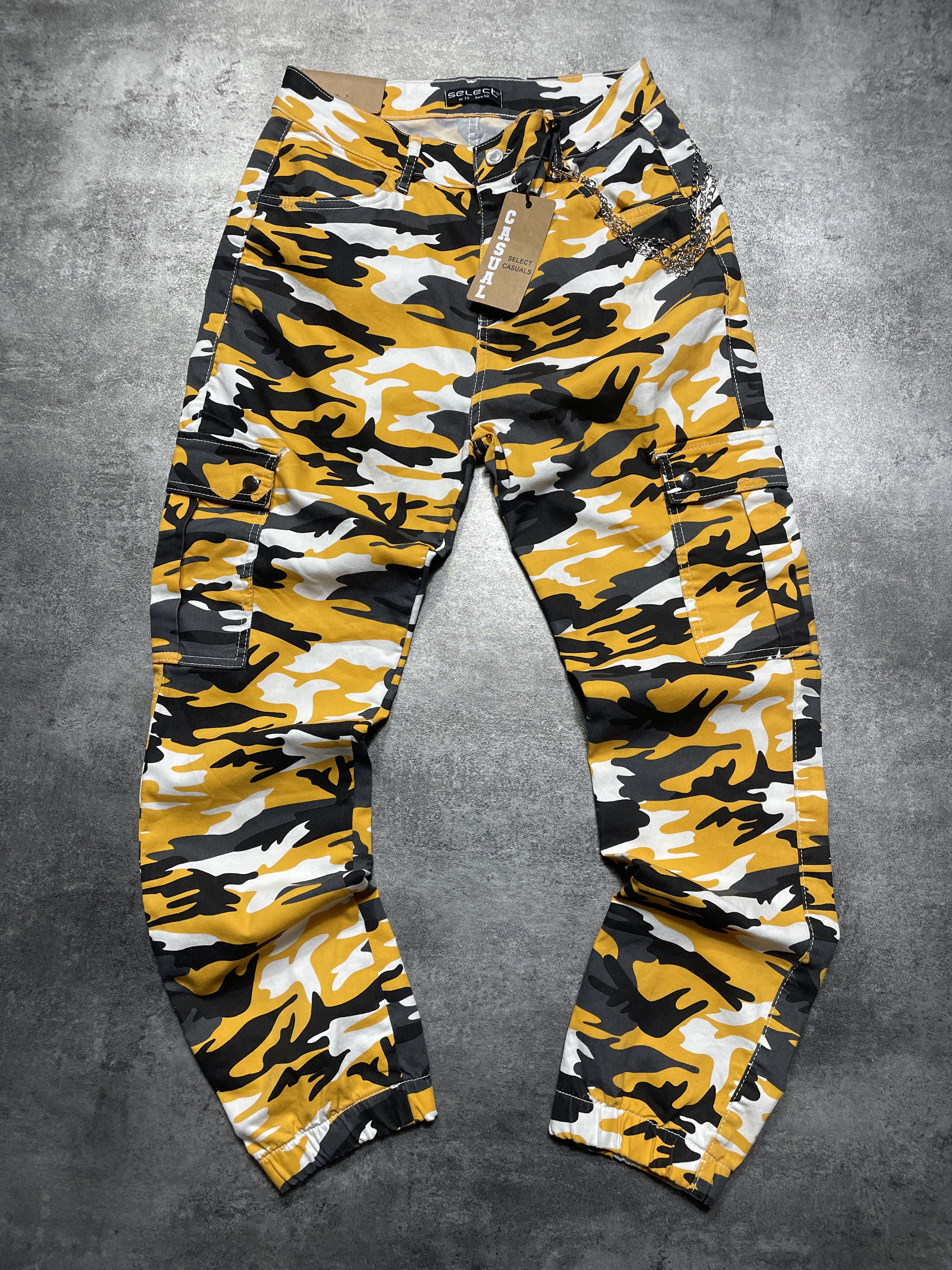 Vintage 🔥RARE🔥Camo Joggers Streetwear Hype Baggy Size 30" / US 8 / IT 44 - 1 Thumbnail